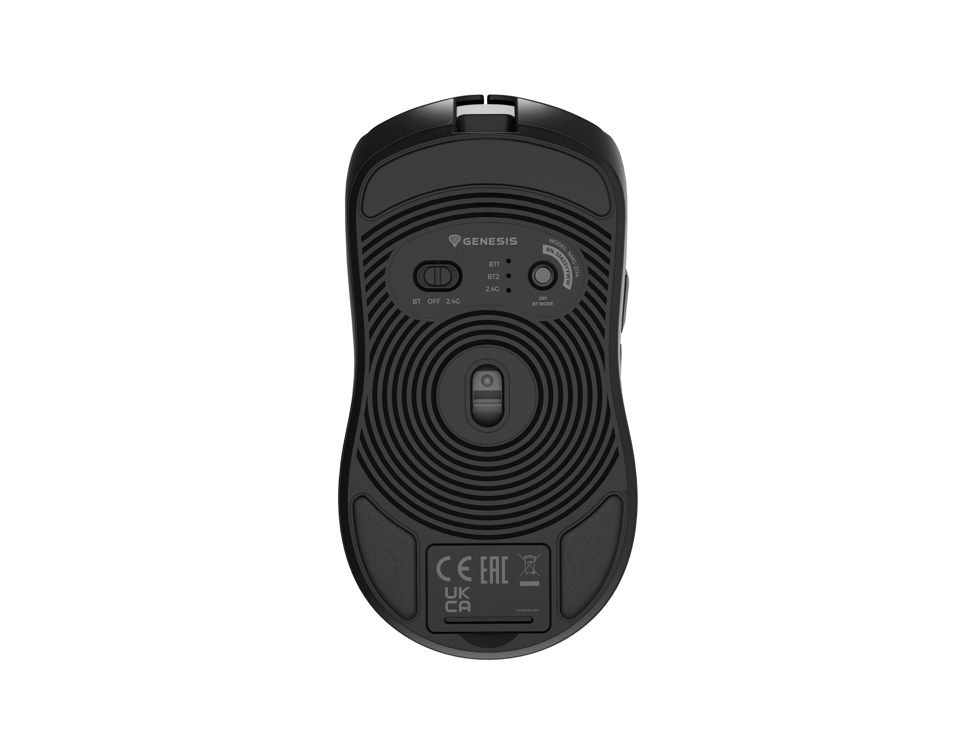 EAN 5901969443943 - GENESIS Zircon 500 ratón Juego mano derecha RF Wireless + Bluetooth + USB Type-C Óptico 10000 DPI imagen 4
