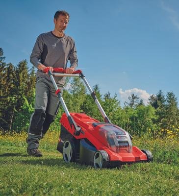 EAN 4006825669138 - Einhell RASARRO 36/42 (2x5,2Ah) Cortacésped manual Batería Negro, Rojo imagen 8