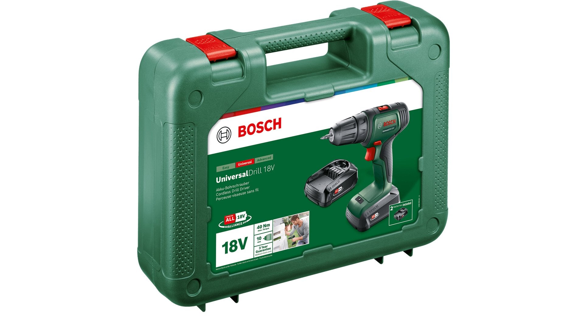 EAN 4053423225167 - Bosch UniversalDrill 18V 1450 RPM Sin llave 1,2 kg Negro, Verde imagen 3