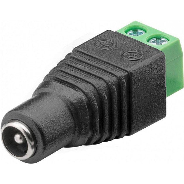 EAN 4040849767432 - Techly IADAP TB2-DC5521FM cambiador de género para cable Terminal Block 2-pin DC (5.50 x 2:10 mm) Negro, imagen 1