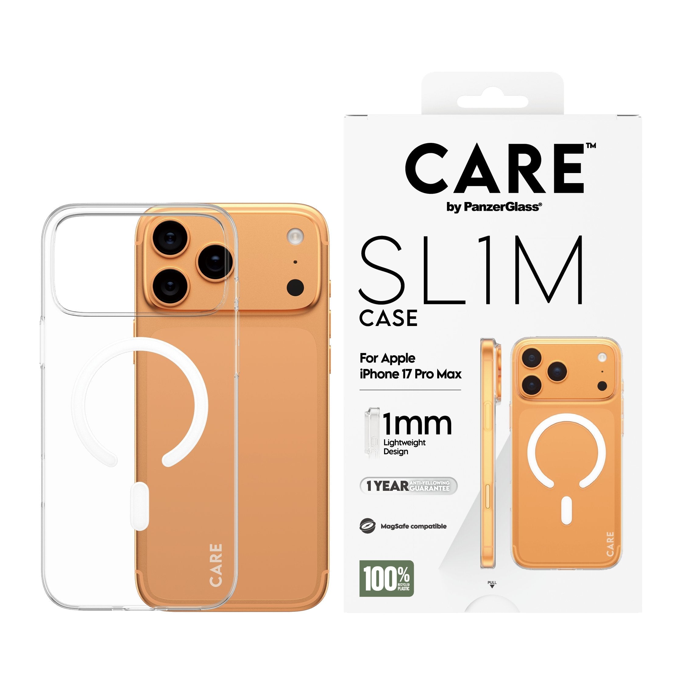 Panzerglass Care Sl1m Case Transp. W. Magsafe Ip 17 Pro