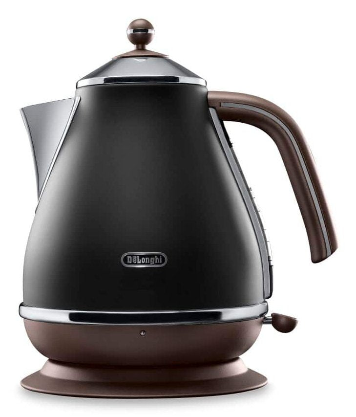 EAN 8004399771956 - De’Longhi KBOV 2001.BK tetera eléctrica 1,7 L 2000 W Negro, Marrón imagen 1