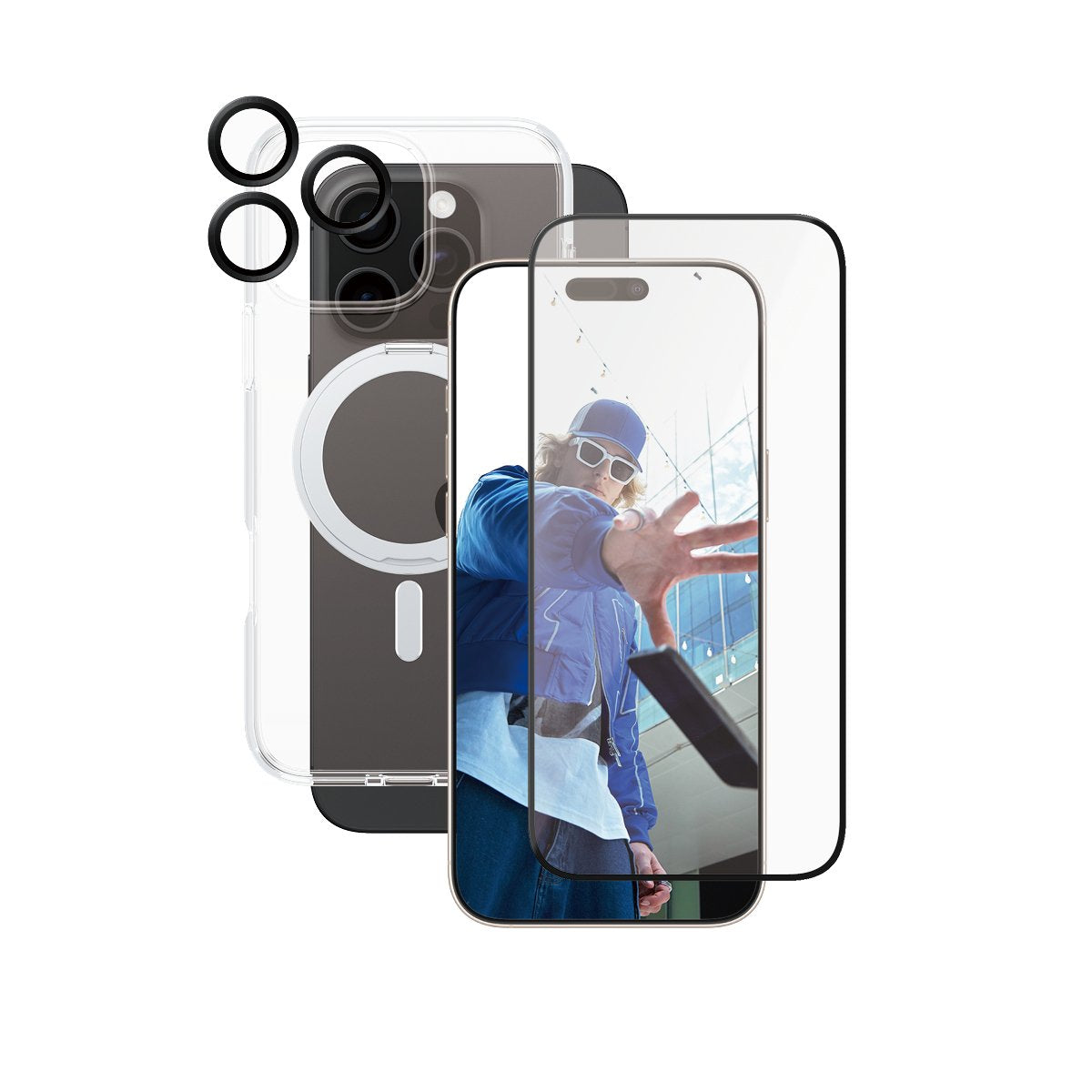 EAN 5715685004780 - PanzerGlass CARE™ by ® 3-in-1 Ceramic Bundle iPhone 16 Pro Max Protector de pantalla Apple 1 pieza(s) imagen 1