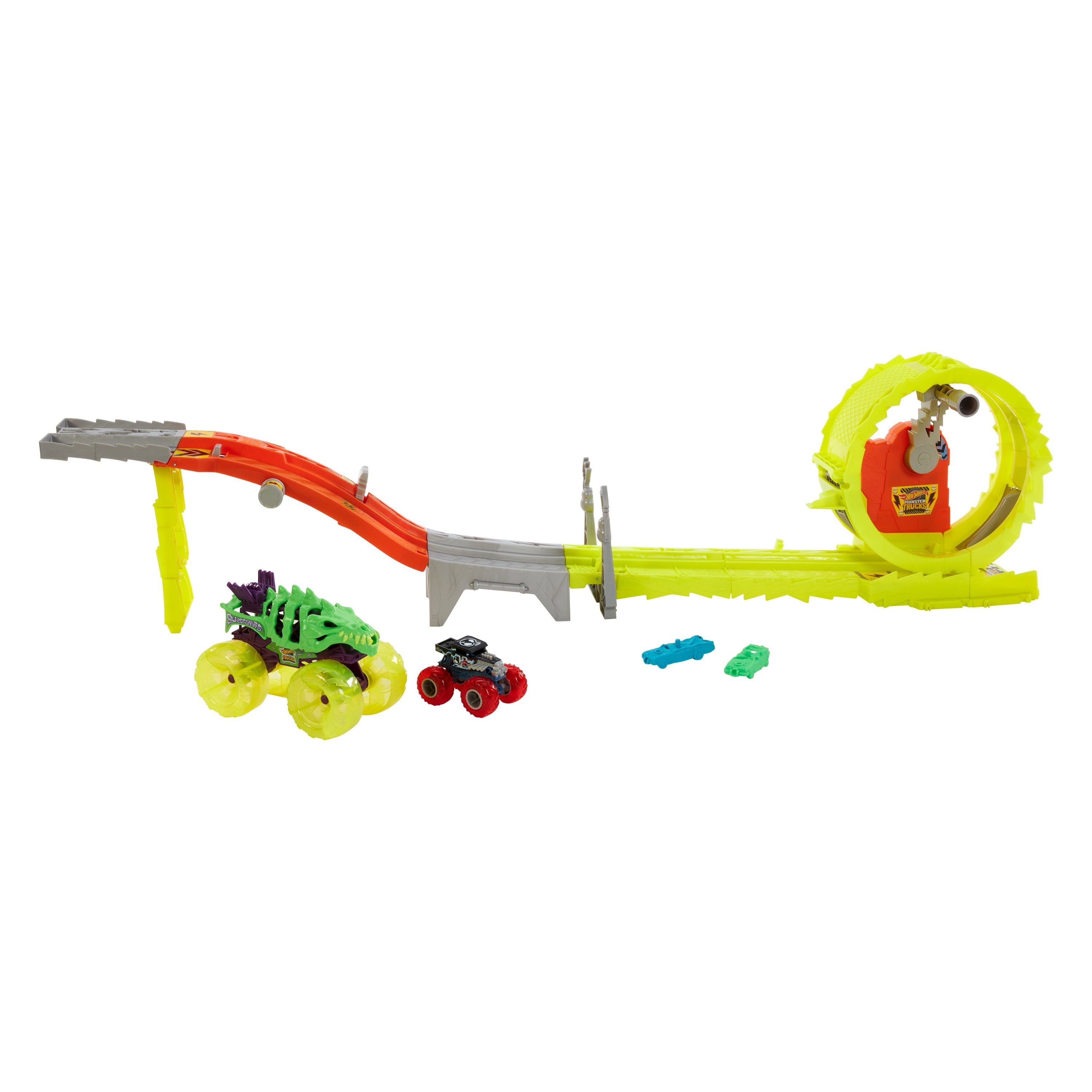 Vehículo Hot Wheels Monster Trucks Power Chase Hxt05