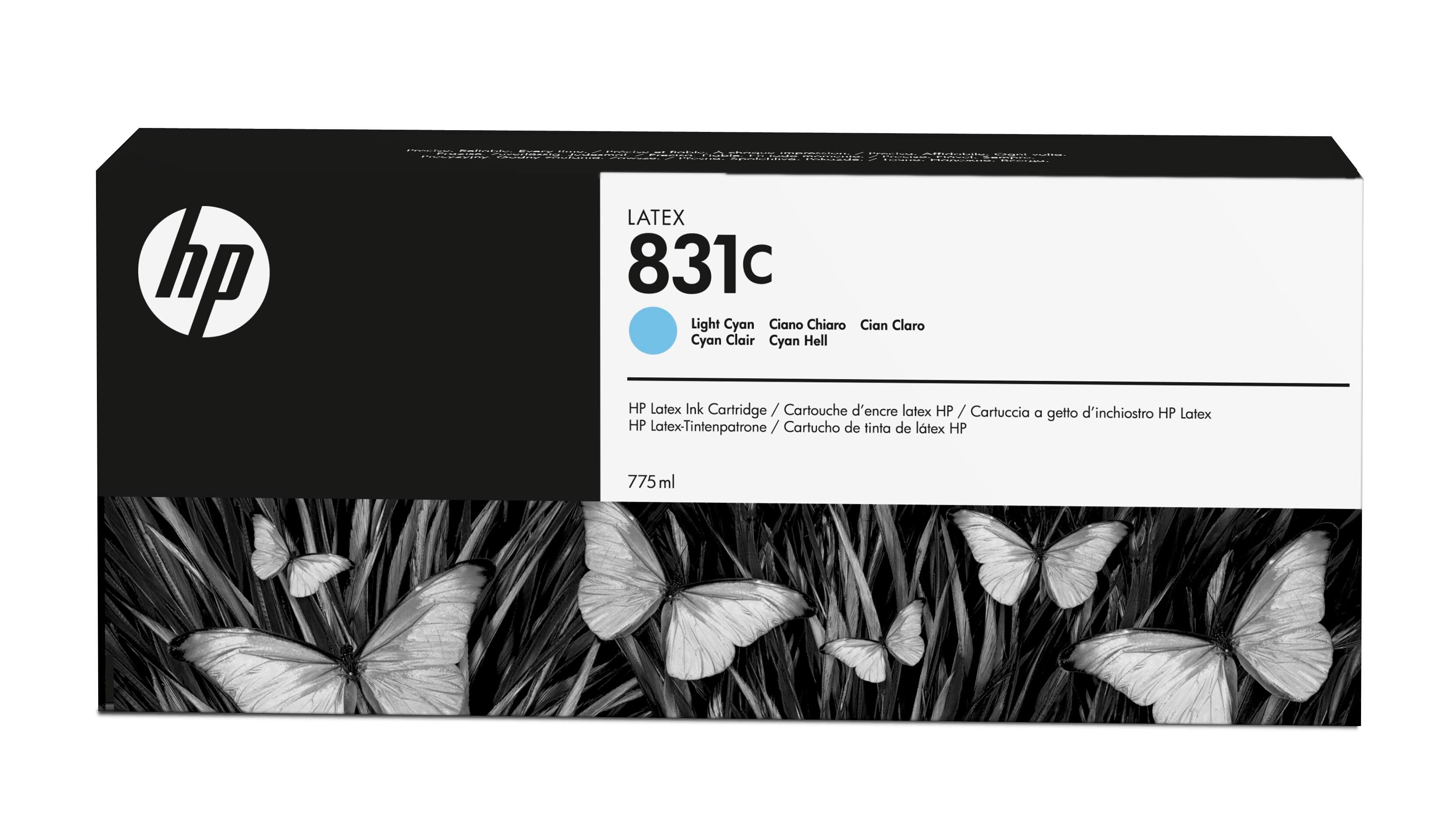 EAN 887758088906 - HP 831C 775-ml Light Cyan Latex Ink Cartridge cabeza de impresora imagen 1