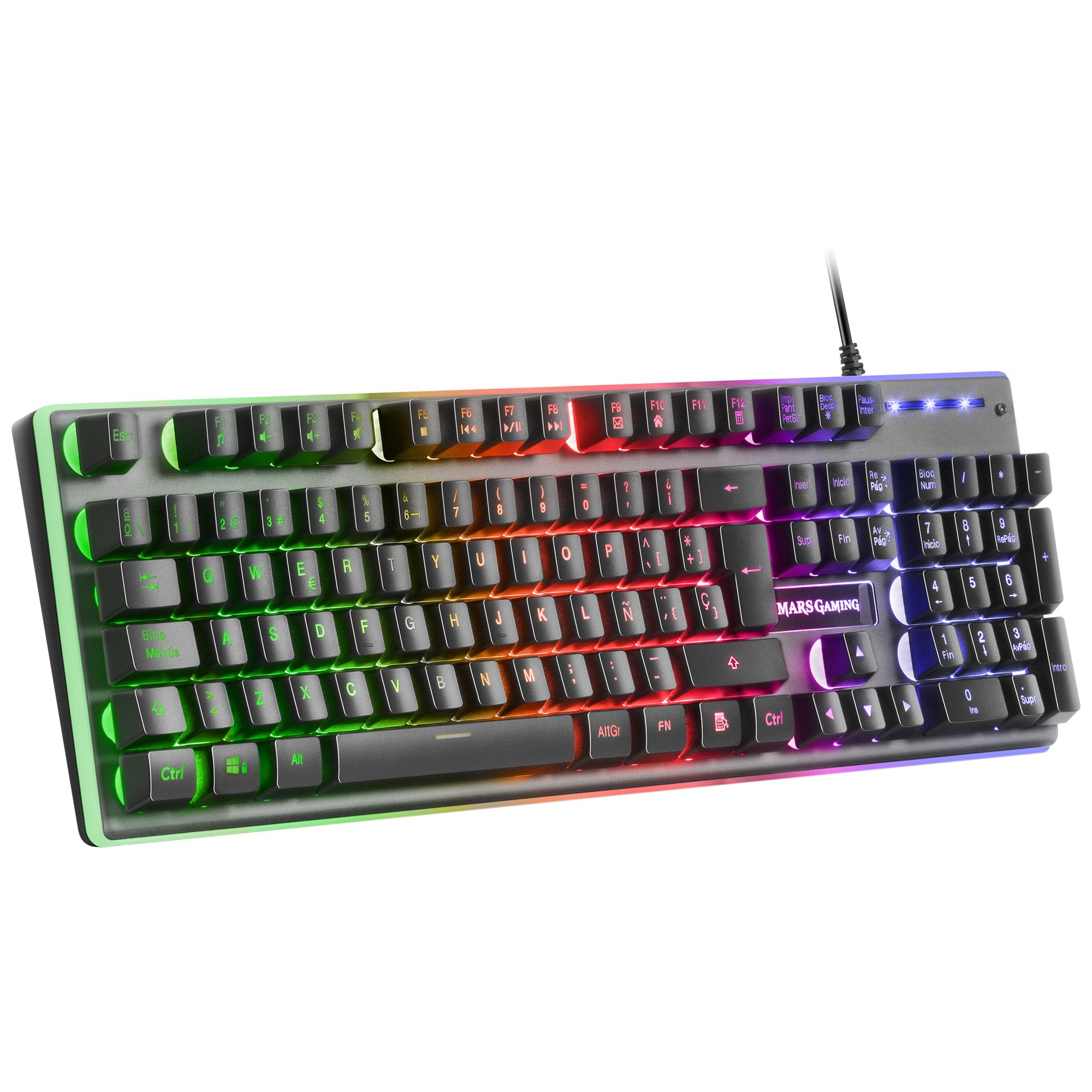 EAN 4710562758924 - Mars Gaming MK220FR teclado Juego USB Negro, Gris imagen 3