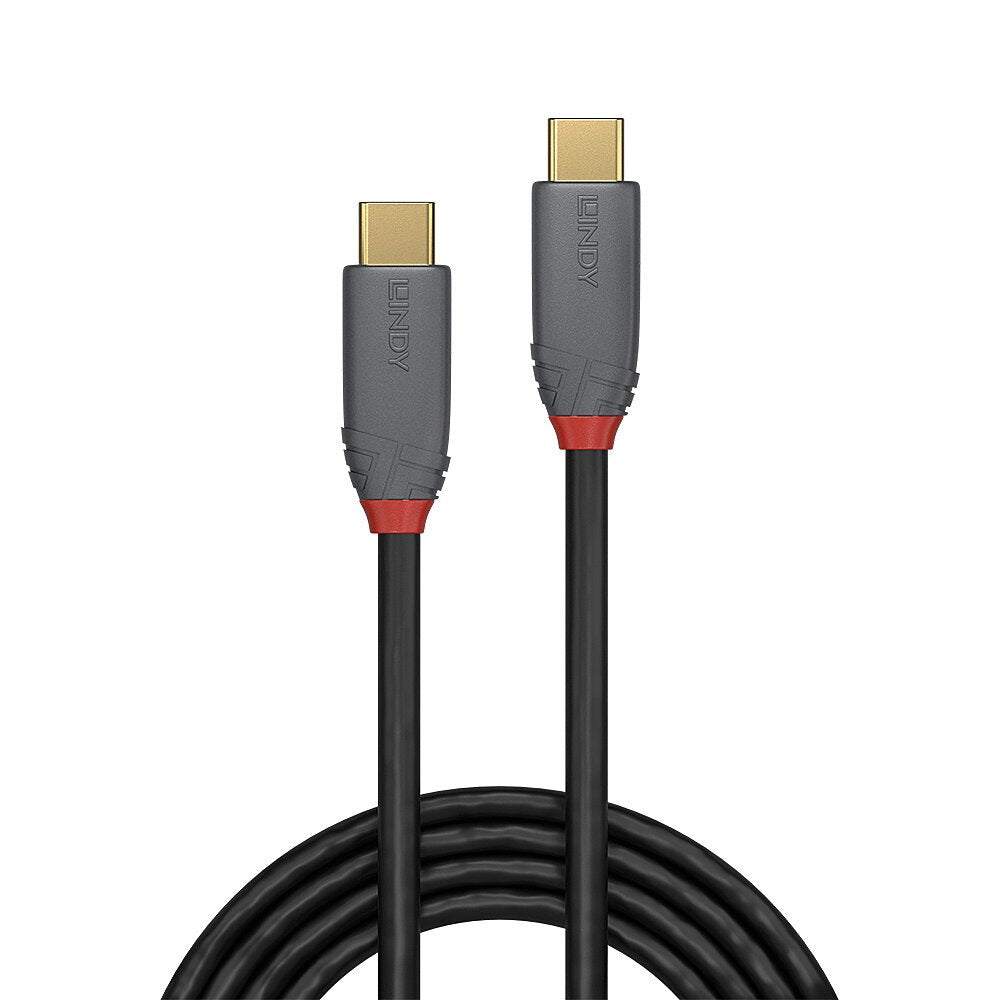 Cable 3m Usb 3.2 Type C To C 10gbps 100w Pd Anthra Line