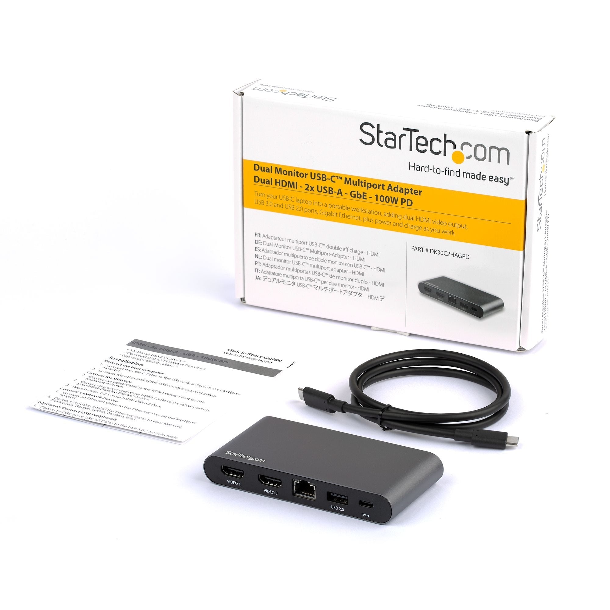 Startech Docking Station Usb-C Hdmi Red