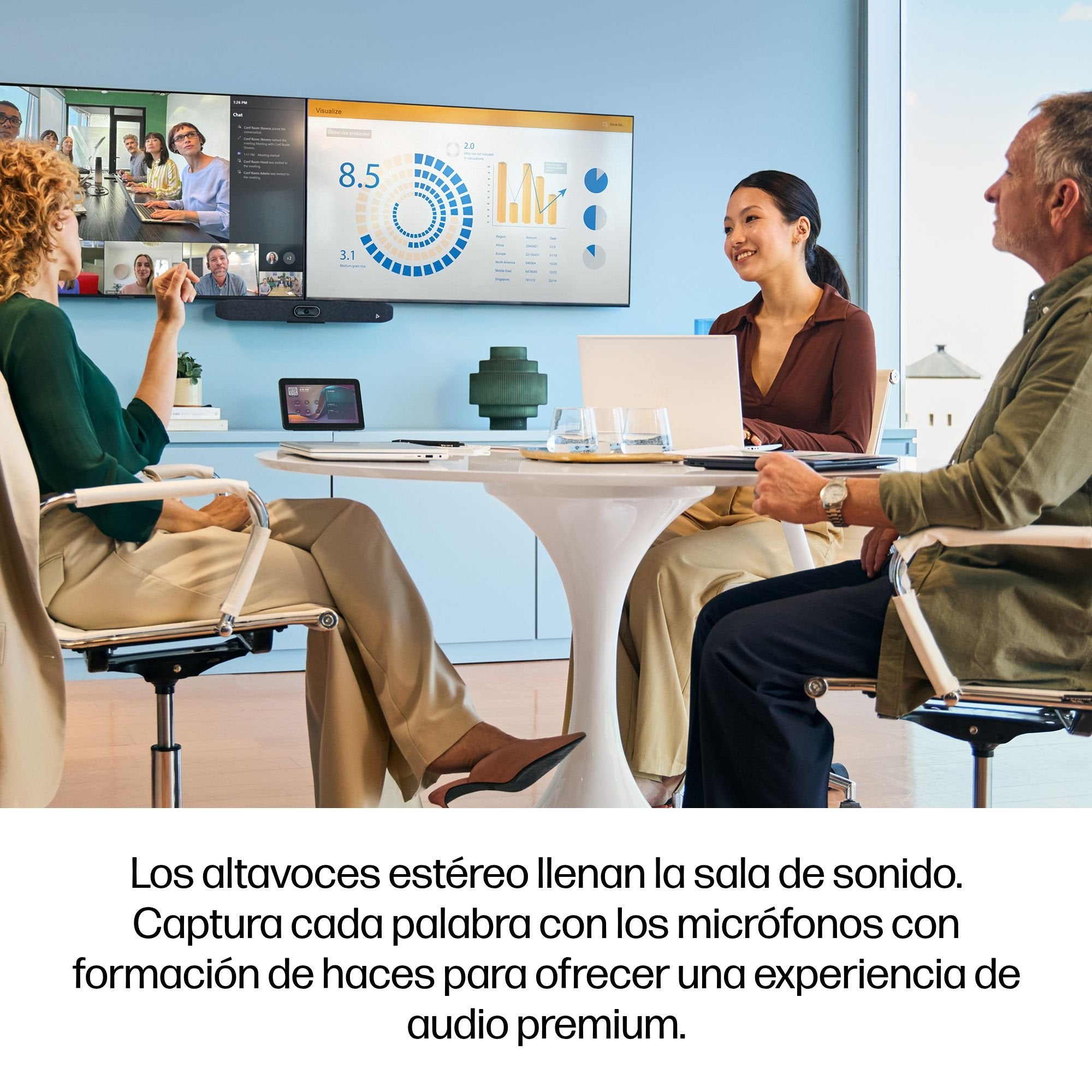 EAN 198415942692 - HP Poly Studio V12 USB Video Bar No Radio or Power Supply GSA/TAA imagen 5