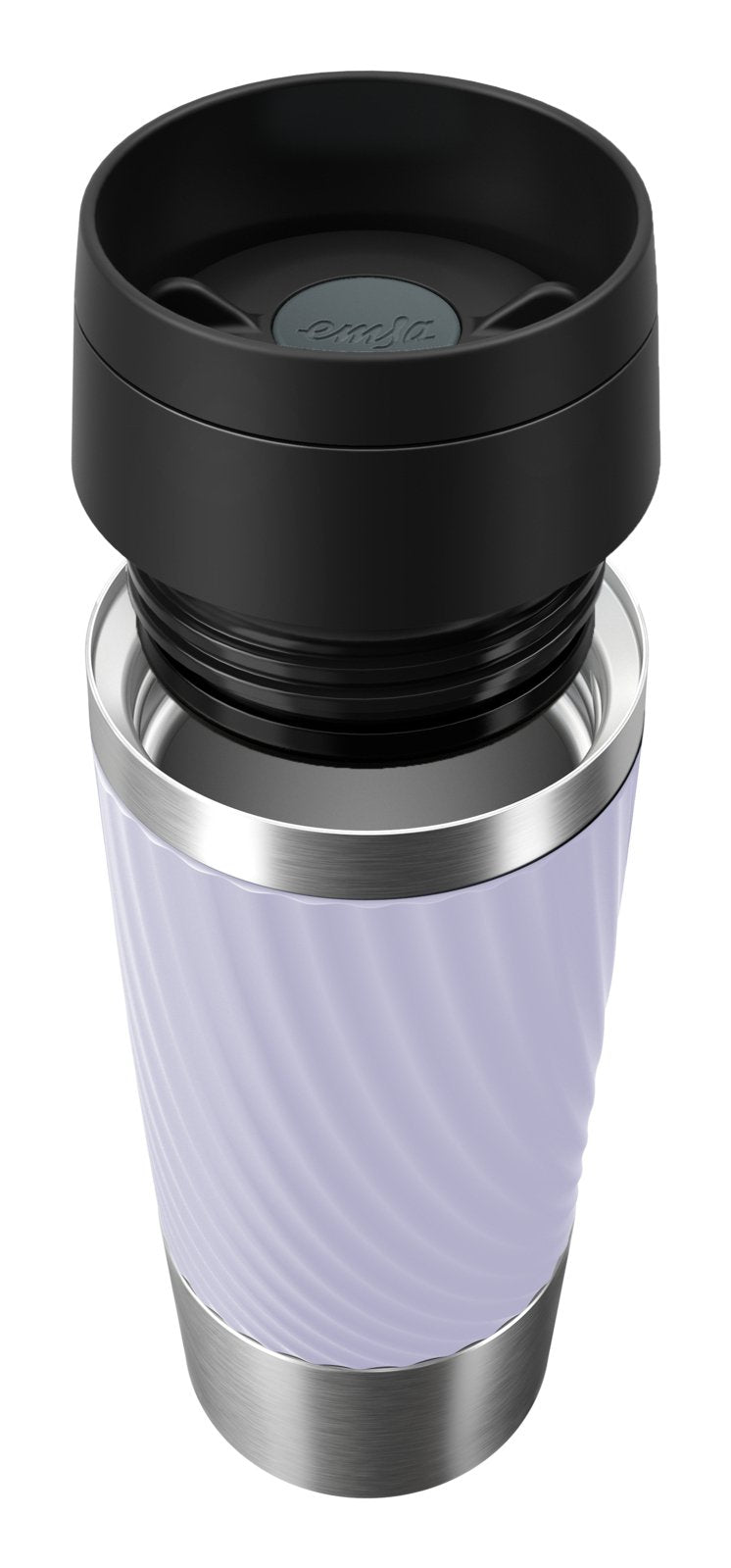 Emsa Travel Mug Classic Twist (Lavendel/Edelstahl, 0,36 Liter) N2025600