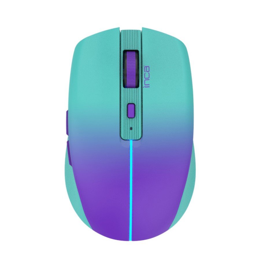 Raton Inca Iwm-511rm 1600 Dpi,Wrls & Bt,6d Tame, Azul