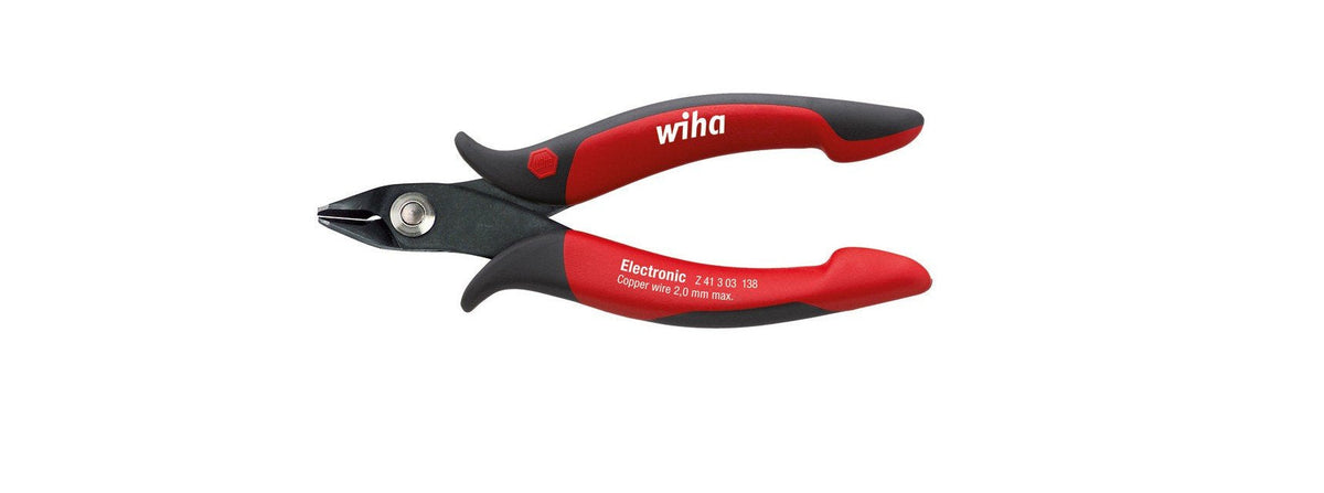 Wiha Electronic - Alicate De Corte Lateral - Acero - Negro/Rojo