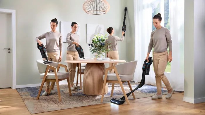 EAN 4242005469598 - Bosch Unlimited 10 Aspiradora escoba 2 en 1 Batería Secar HEPA Sin bolsa 0,4 L Negro 4 Ah imagen 16