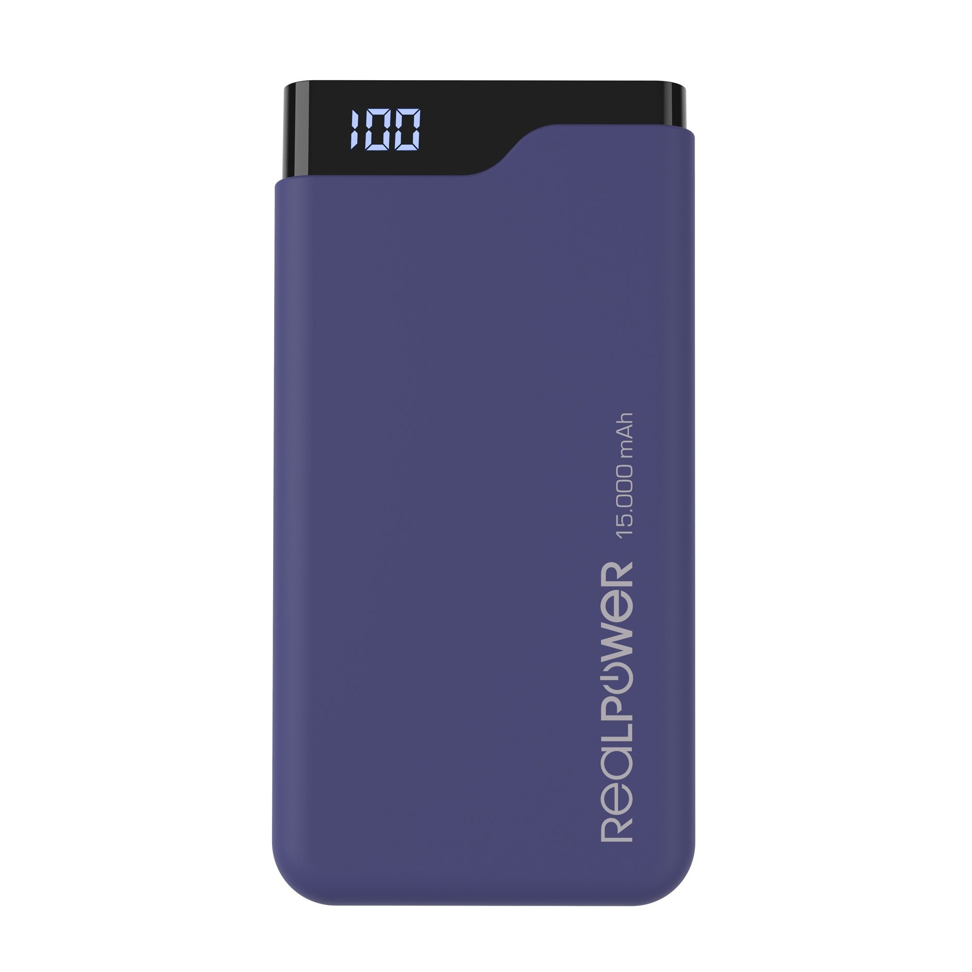 Batería Externa Realpower Pb-15000c Azul Medianoche, Usb C