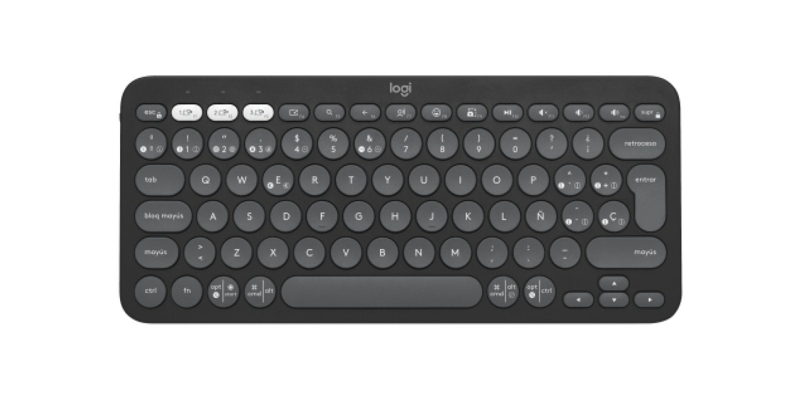 EAN 5099206111127 - Logitech 920-011827 teclado Universal RF Wireless + Bluetooth QWERTY Español Grafito imagen 5