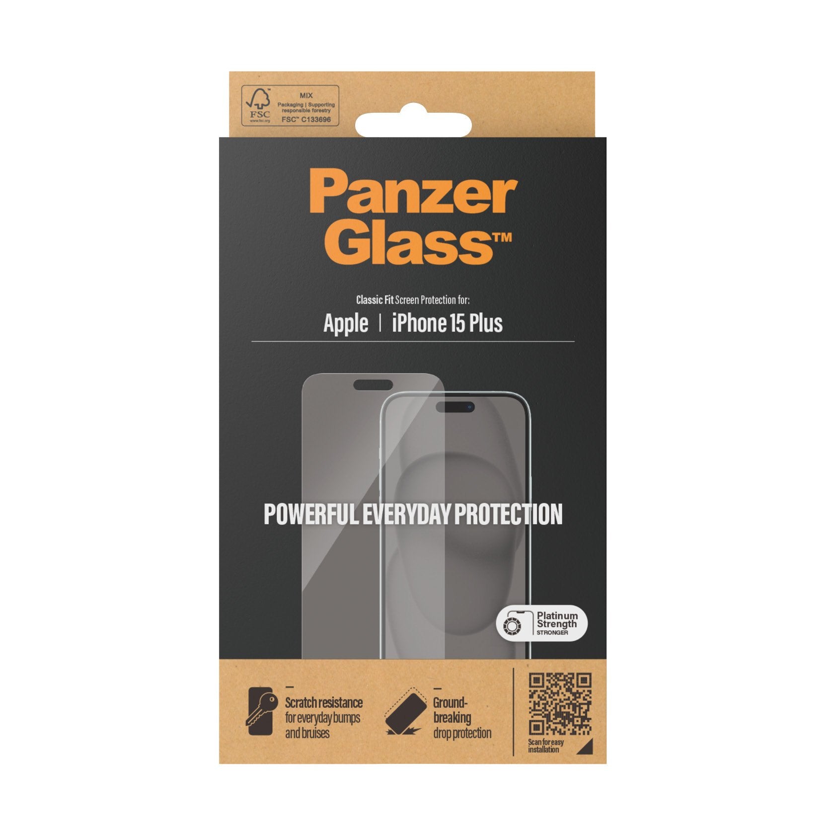 EAN 5711724028076 - PanzerGlass ® Screen Protector iPhone 15 Plus | Classic Fit Protector de pantalla Apple 1 pieza(s) imagen 3