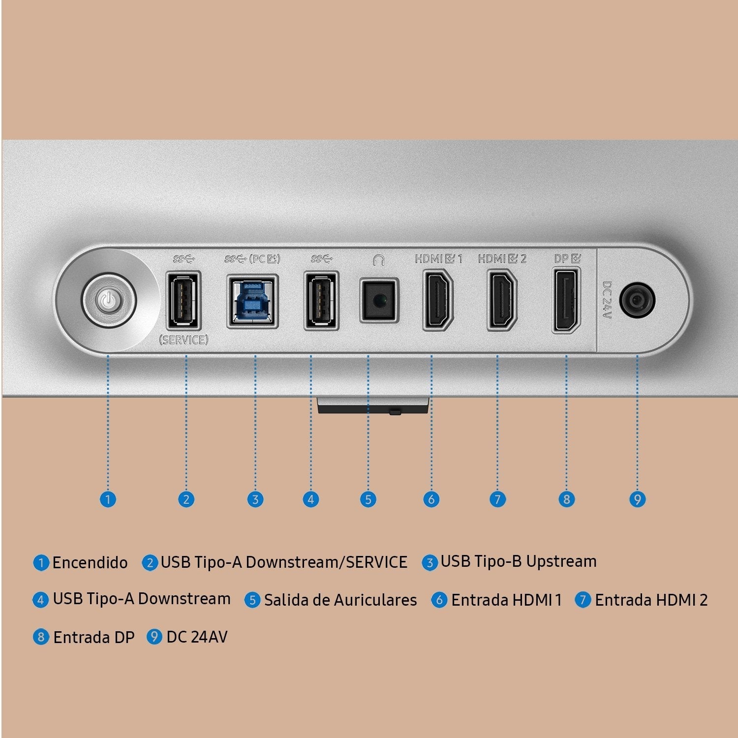 EAN 8806095968834 - Samsung S32FG810SU pantalla para PC 81,3 cm (32") 2160 x 3840 Pixeles 4K Ultra HD Plata imagen 24