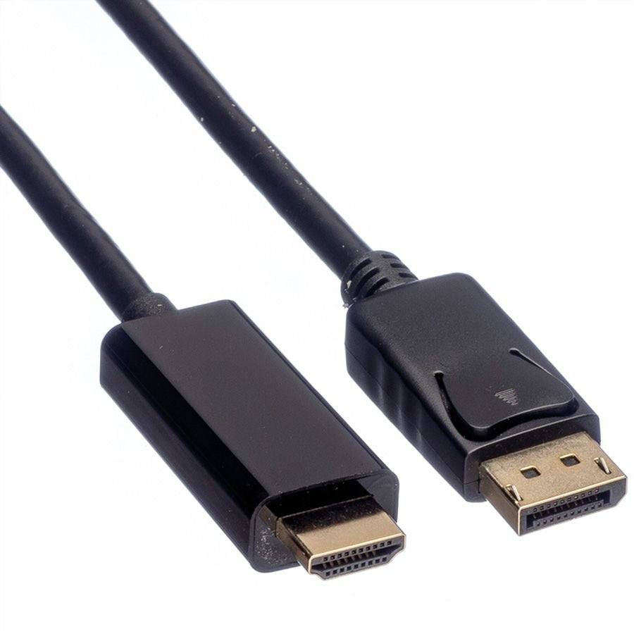 EAN 7611990145188 - ROLINE 11.04.5785 adaptador de cable de vídeo 1 m DisplayPort Negro imagen 3