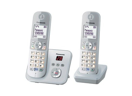EAN 5025232731817 - Panasonic KX-TG6823 Teléfono DECT Identificador de llamadas Plata, Blanco imagen 4