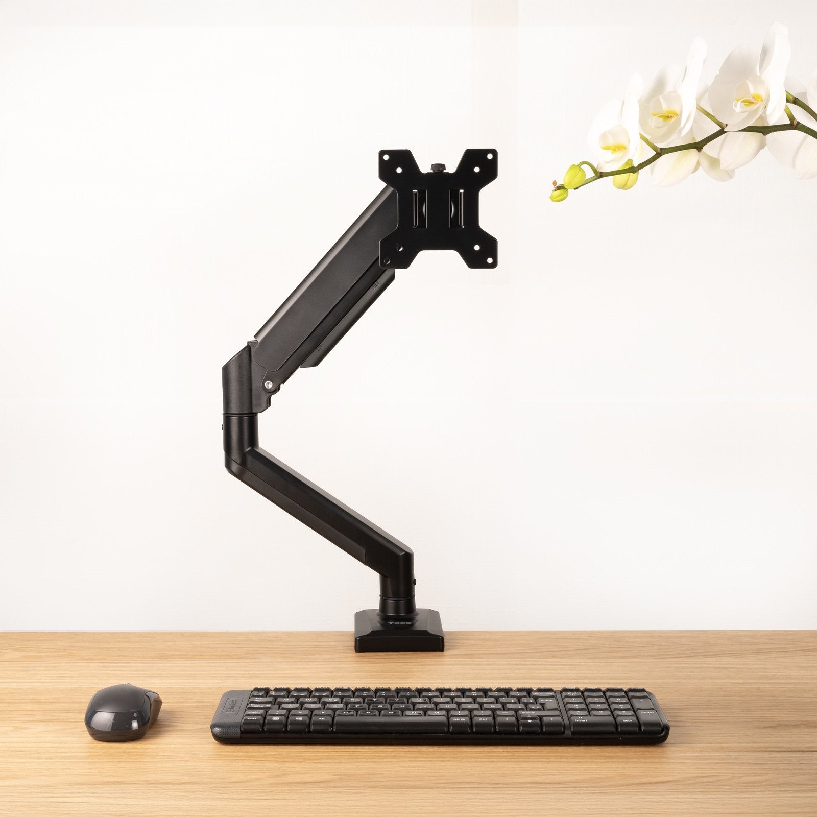 Soporte Mesa Pant. Gira Incli 1 Brazo 13-34 Negro