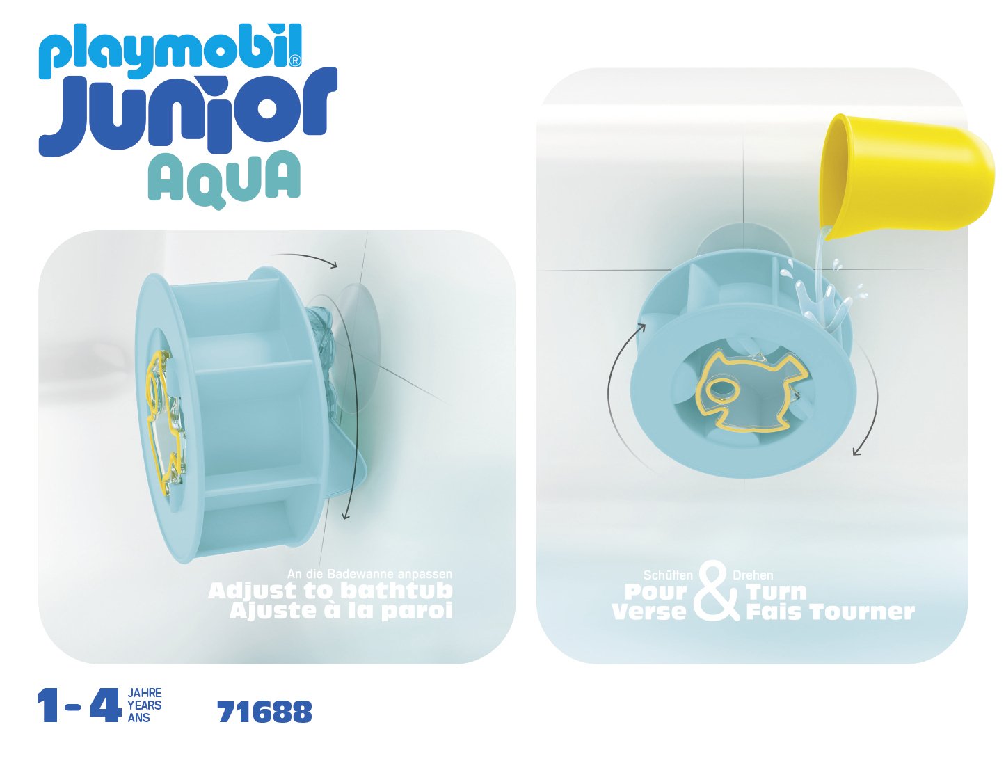 Playmobil 71688 Junior Aqua: Bañera De Hidromasaje De Agua Con Tiburón Bebé 71688