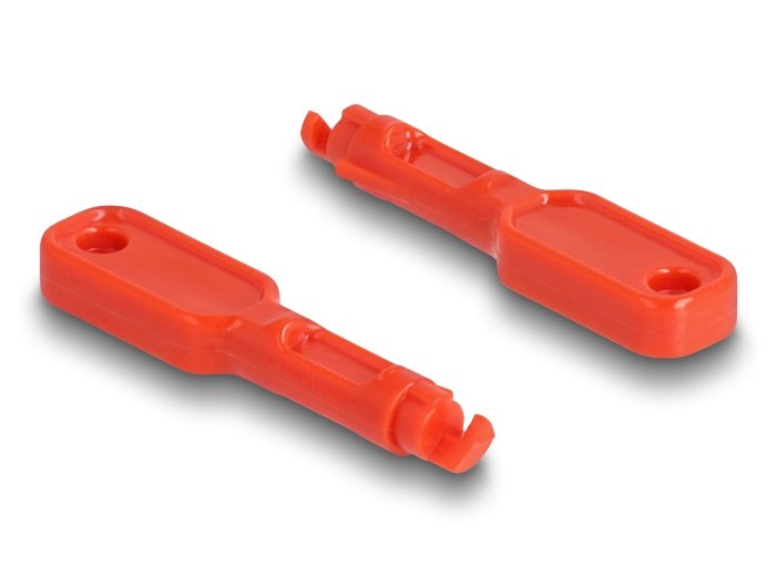 EAN 4043619209286 - DeLOCK 20928 bloqueador de puerto Bloqueador de puerto + clave RJ-45 Rojo Plástico 11 pieza(s) imagen 2