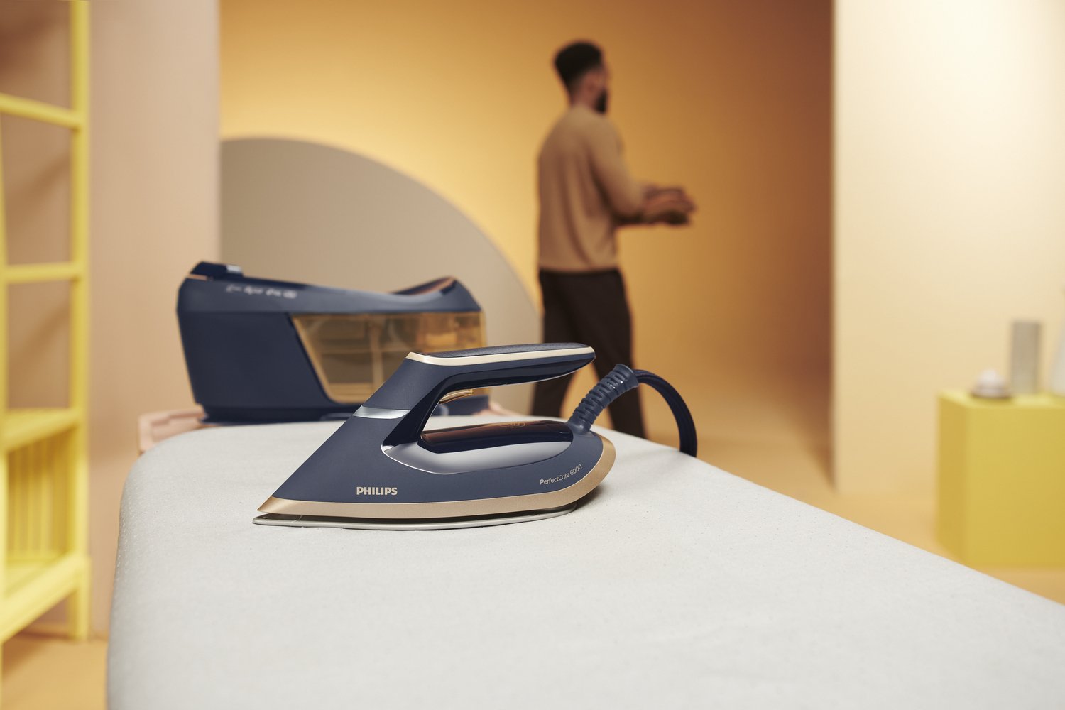 EAN 8720389004896 - Philips PSG6066/20 estación plancha al vapor 2400 W 1,8 L SteamGlide Advanced Azul, Oro imagen 21