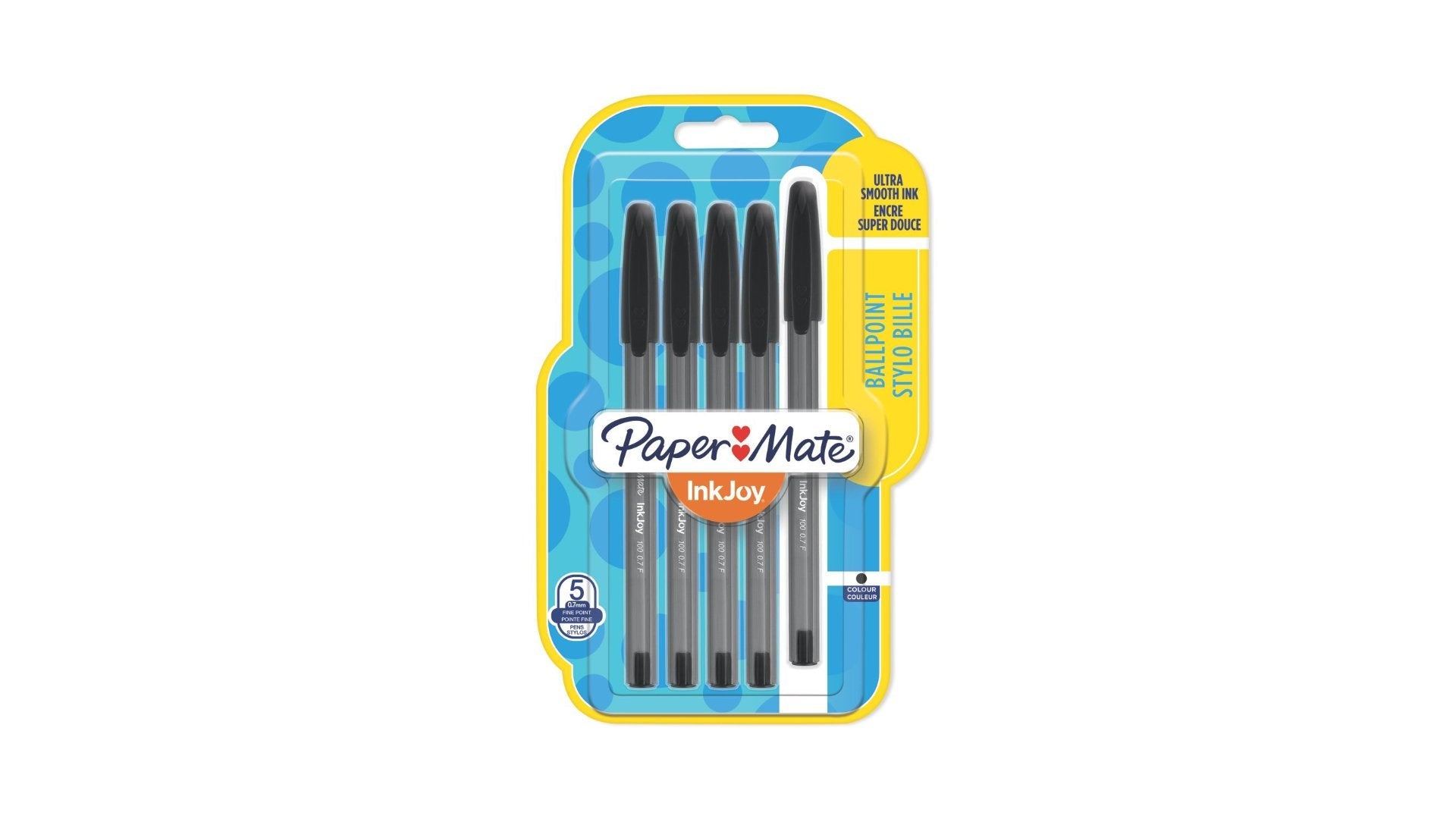 EAN 3501179567297 - Papermate InkJoy 100ST Negro Bolígrafo Fino 5 pieza(s) imagen 1