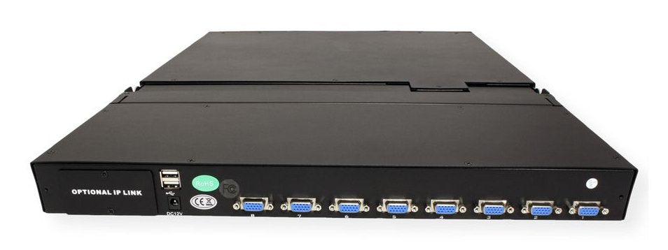 Value 19-Zoll-Kvm-Switch, 8-Port, 48 Cm (19") Tft (16:9), Vga, Usb, Uk-Layout