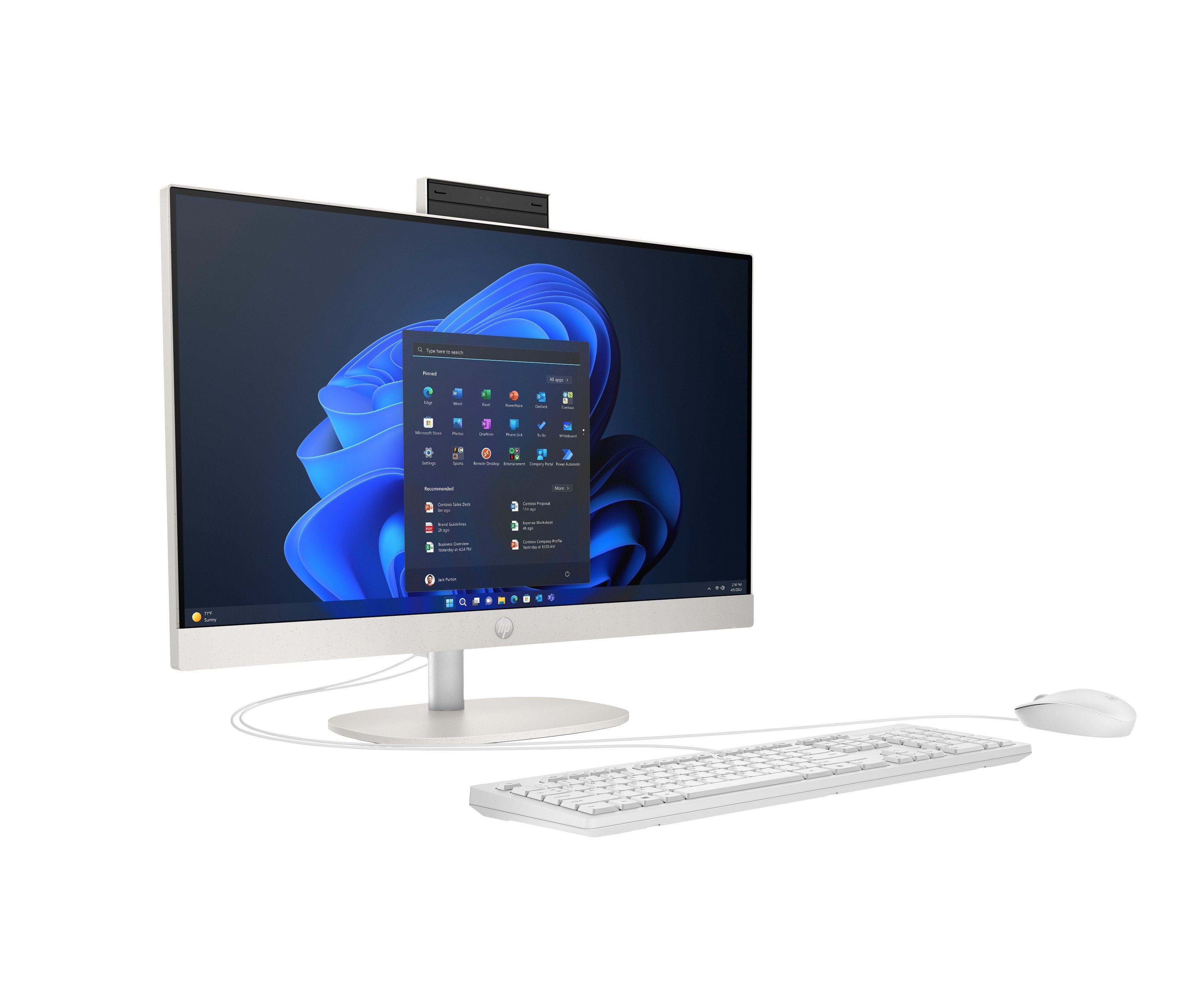 Hp Proone 240 G10 Intel® Core I5-1335u 23.8" 8gb 256gb Ssd Windows 11 Pro Blanco
