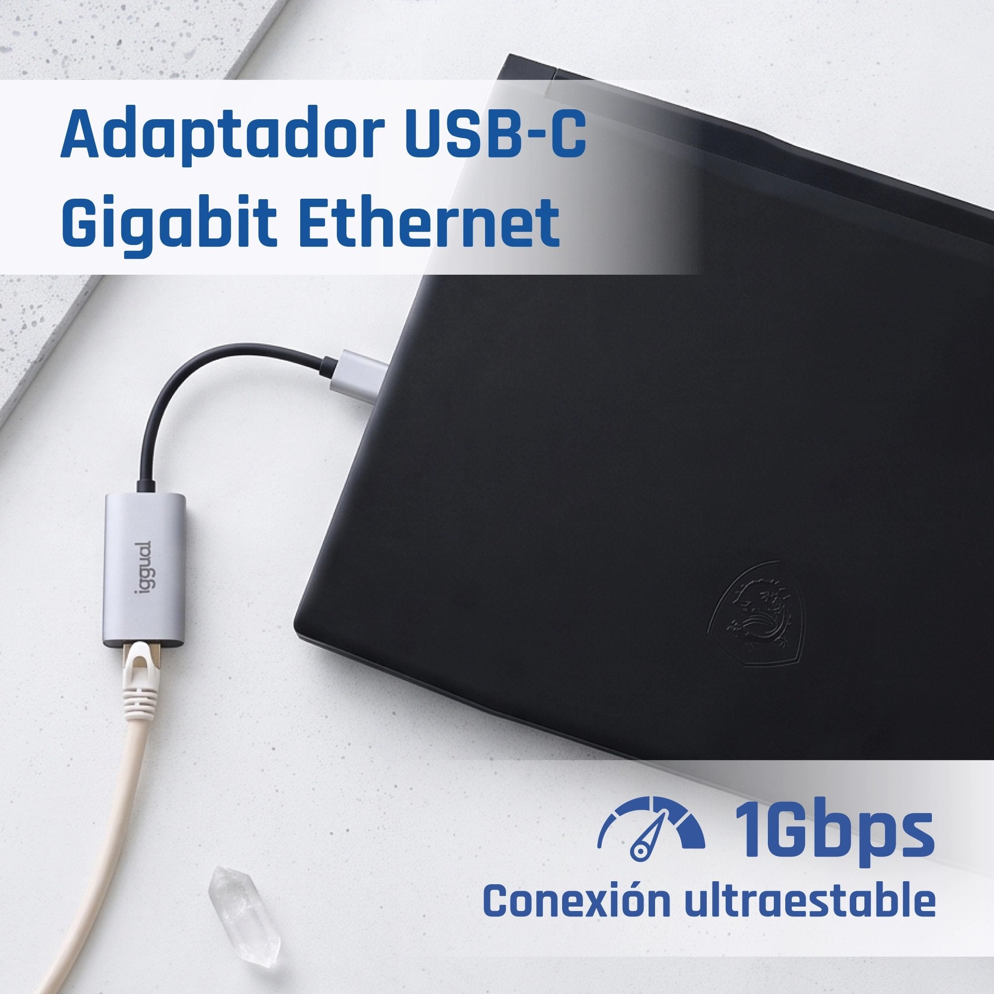 EAN 8435364318447 - iggual IGG318447 adaptador y tarjeta de red Ethernet 1000 Mbit/s imagen 2