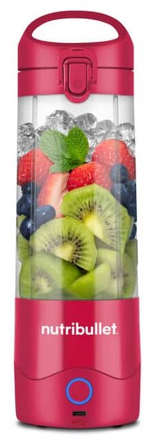 Licuadora Portátil Nutribullet Nbp003ma (Magenta, Funciona Con Pilas, 0,475 Litros) 0c22300095