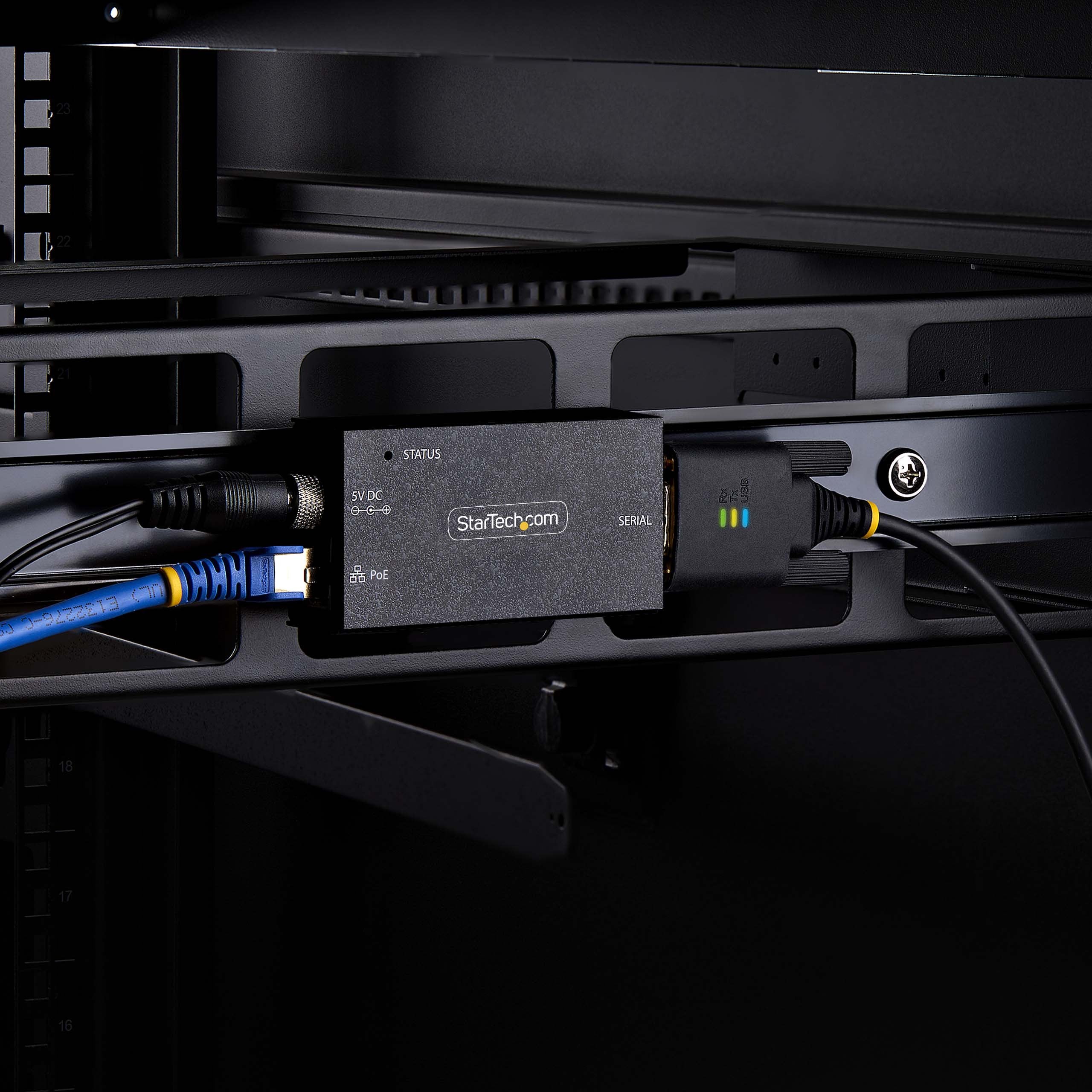 EAN 0065030906005 - StarTech.com I13P-SERIAL-ETHERNET convertidor, repetidor y aislador en serie RS-232 RJ-45 Negro imagen 8