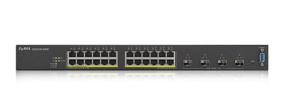 EAN 4718937587872 - Zyxel XGS2210-28HP Gestionado L2 Gigabit Ethernet (10/100/1000) Energía sobre Ethernet (PoE) 1U Negro imagen 3