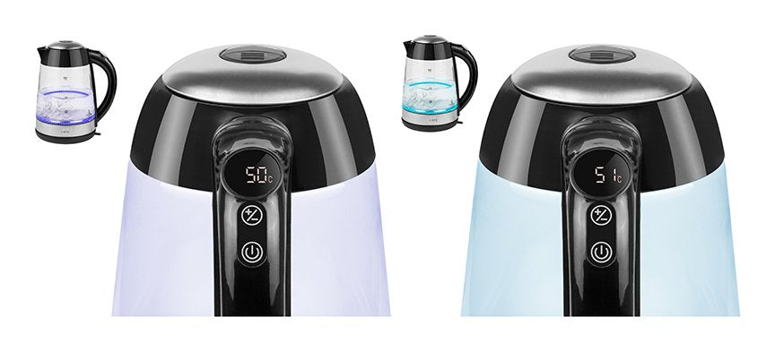 EAN 5907512866450 - Lafe LAFCZA46806 tetera eléctrica 1,7 L 2200 W Transparente, Negro imagen 3