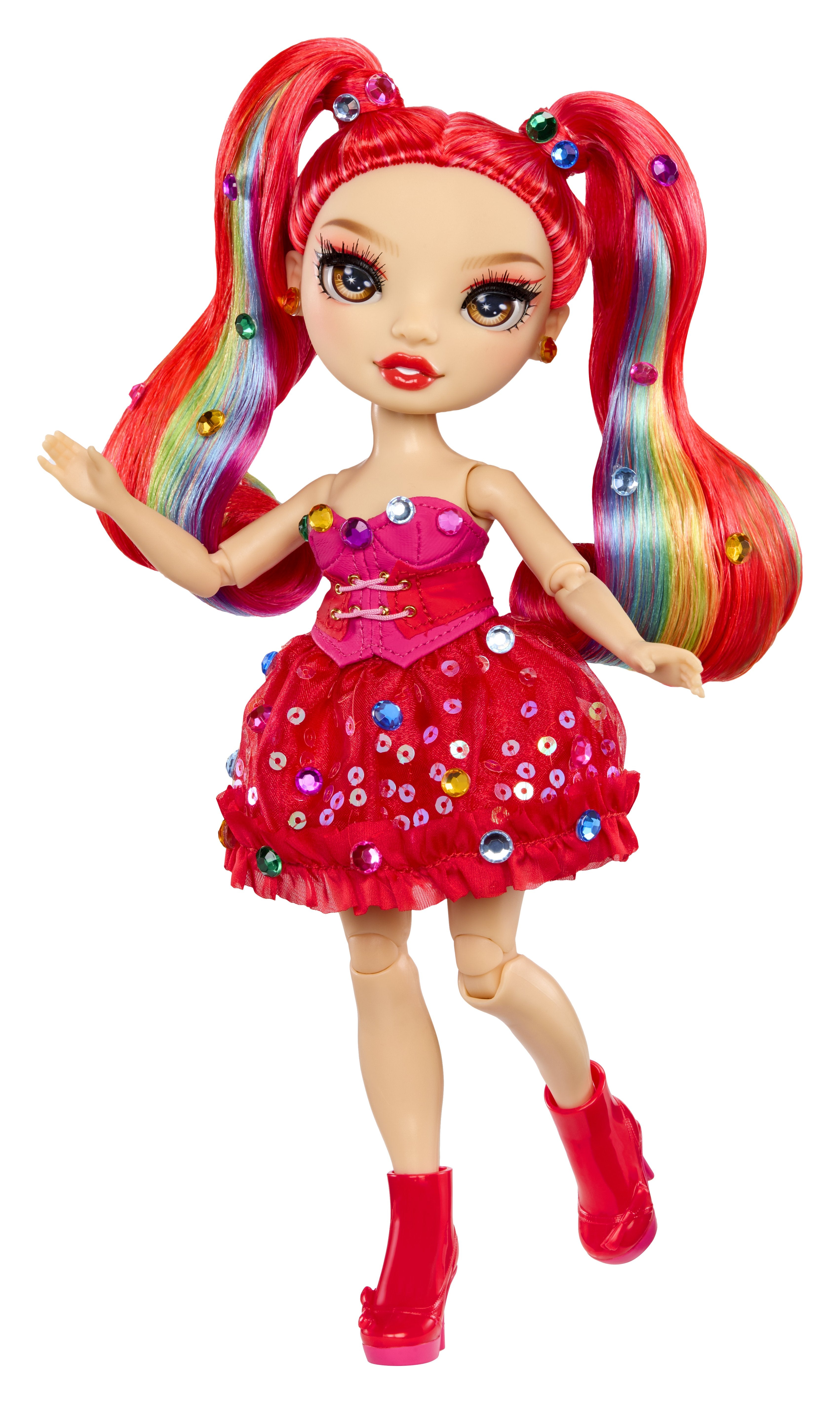 EAN 0035051597803 - Rainbow High Be Dazzling Fashion Dolls- Vivienne Rouge (Red) imagen 6