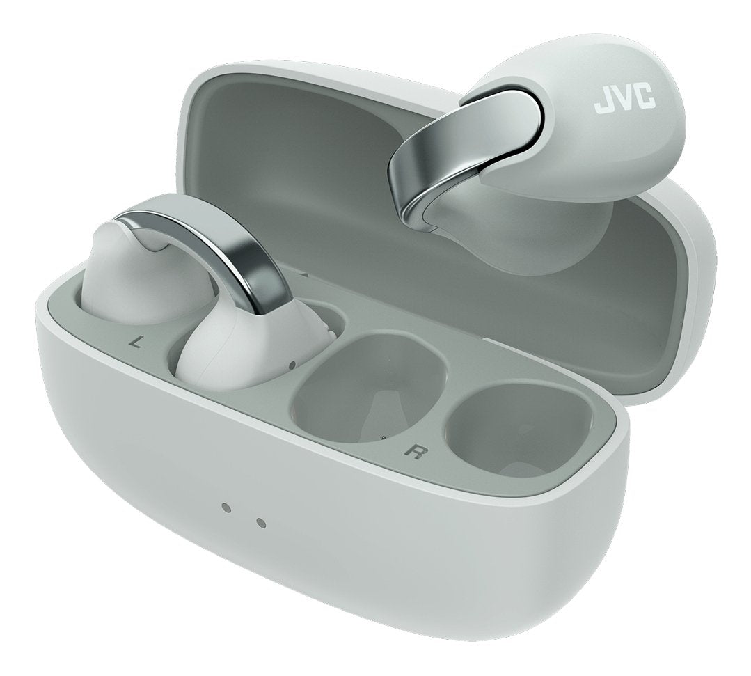 Jvc Ha-Np1t-H Nearphones Open Ear True Wireless Kopfhörer Eisgris