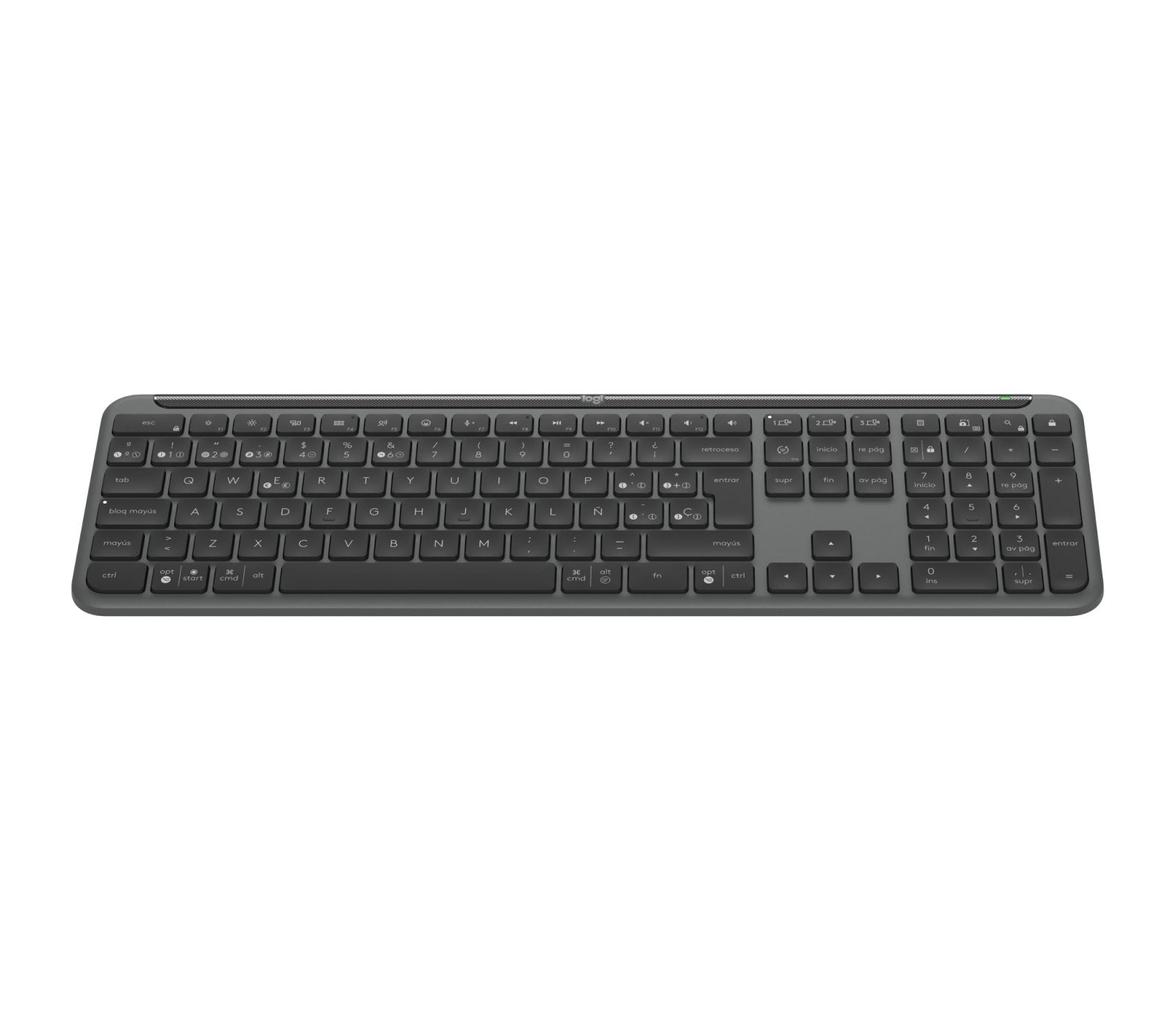 Teclado Español Y Ratón Signature Slim Wireless K950 Wrls Graphite - Esp - Mediter-412