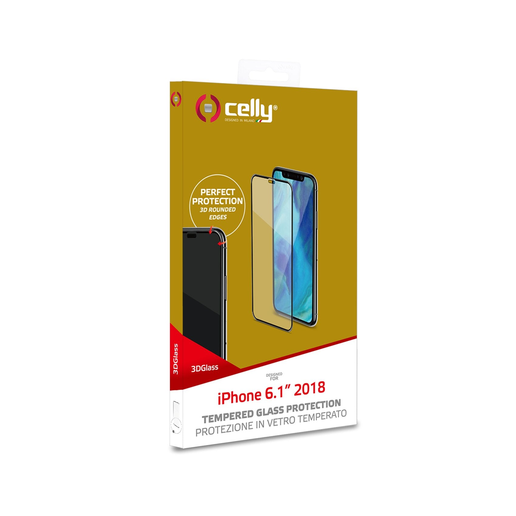 EAN 8021735744146 - Celly 3D Glass Protector de pantalla Apple 1 pieza(s) imagen 2