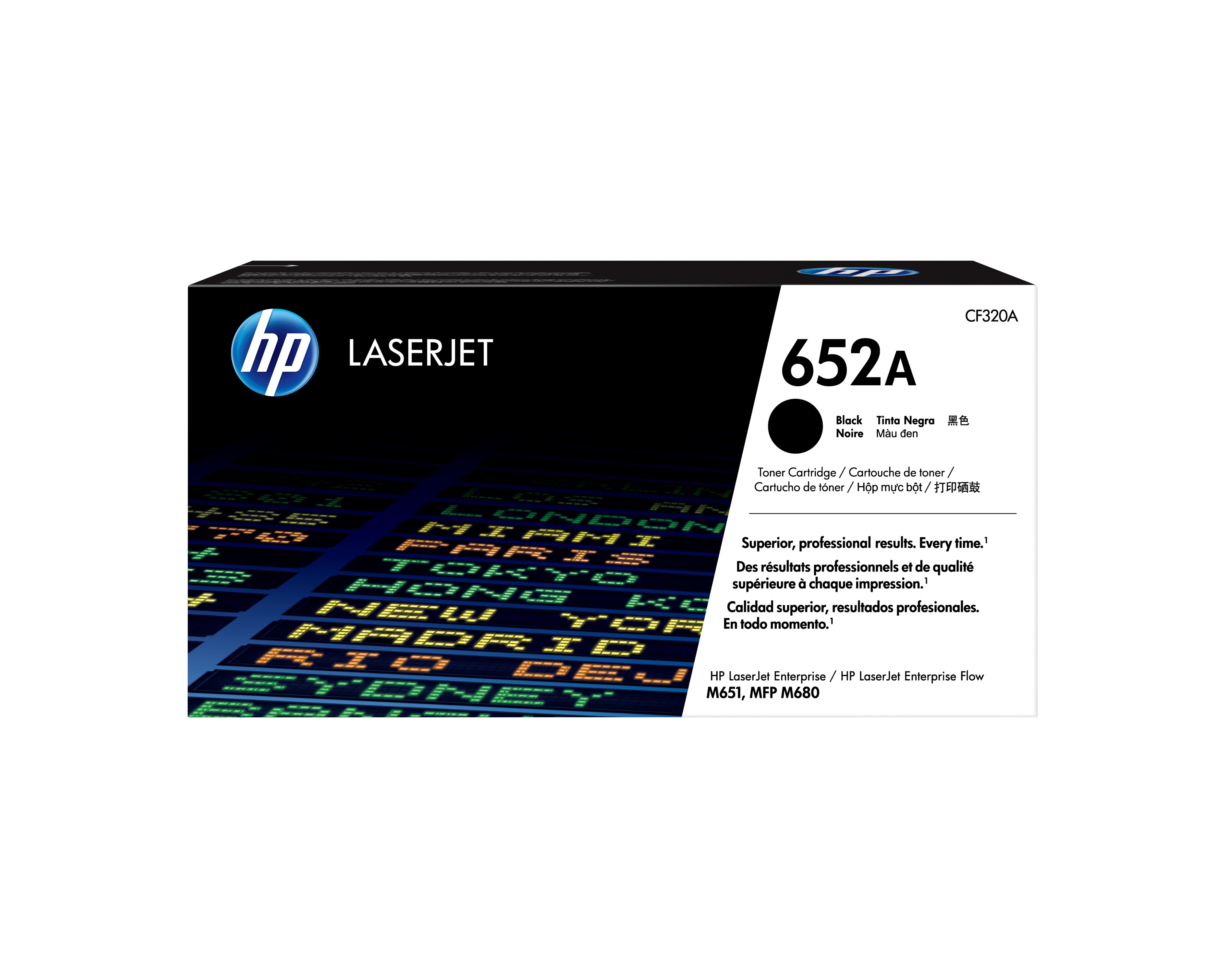 EAN 0886112501112 - HP 652A Black Original LaserJet Toner Cartridge cartucho de tóner 1 pieza(s) imagen 1