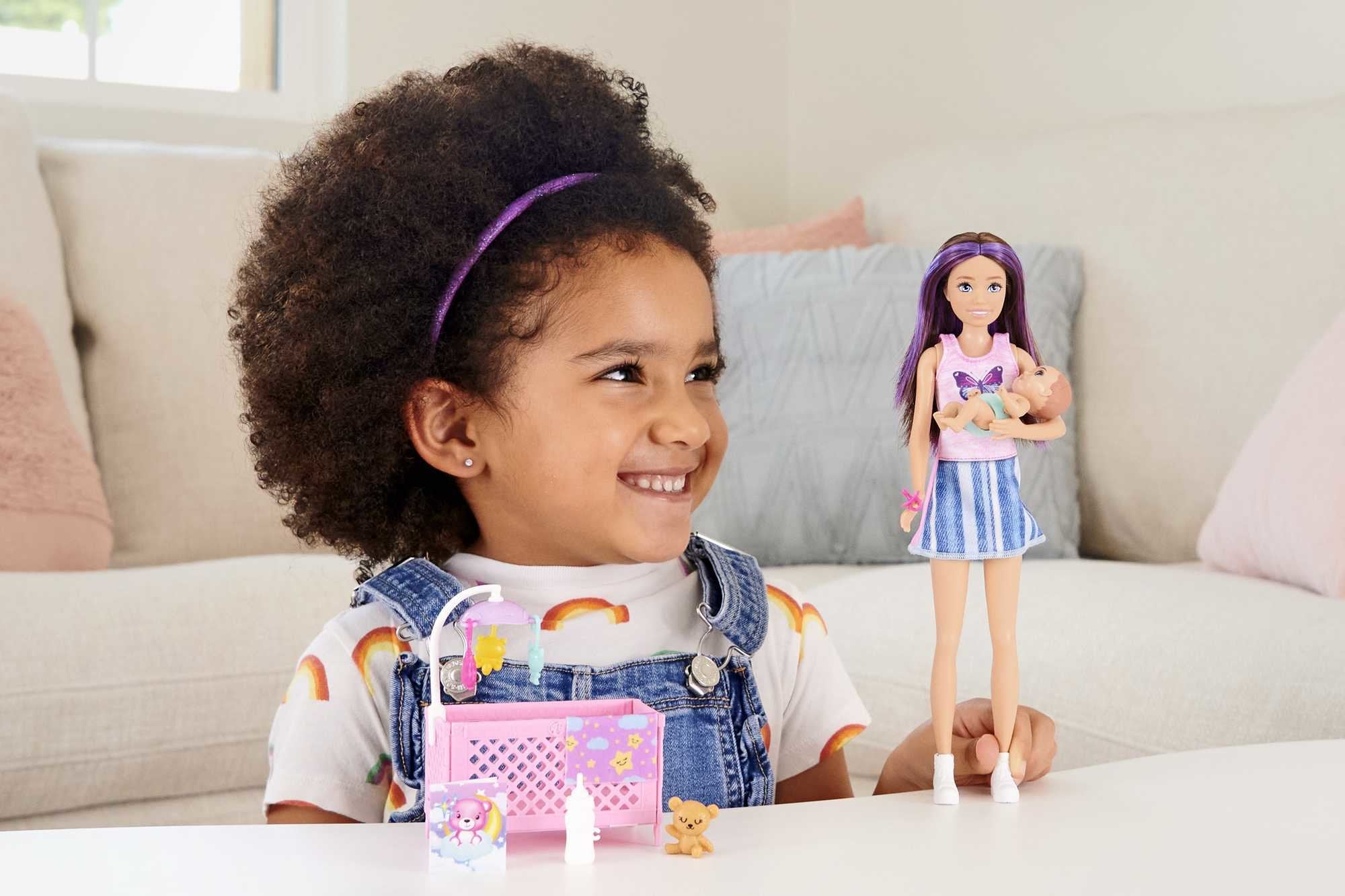 Muñeca Mattel Barbie Skipper Babysitters Inc. Skipper Bebé Dormida Hjy33