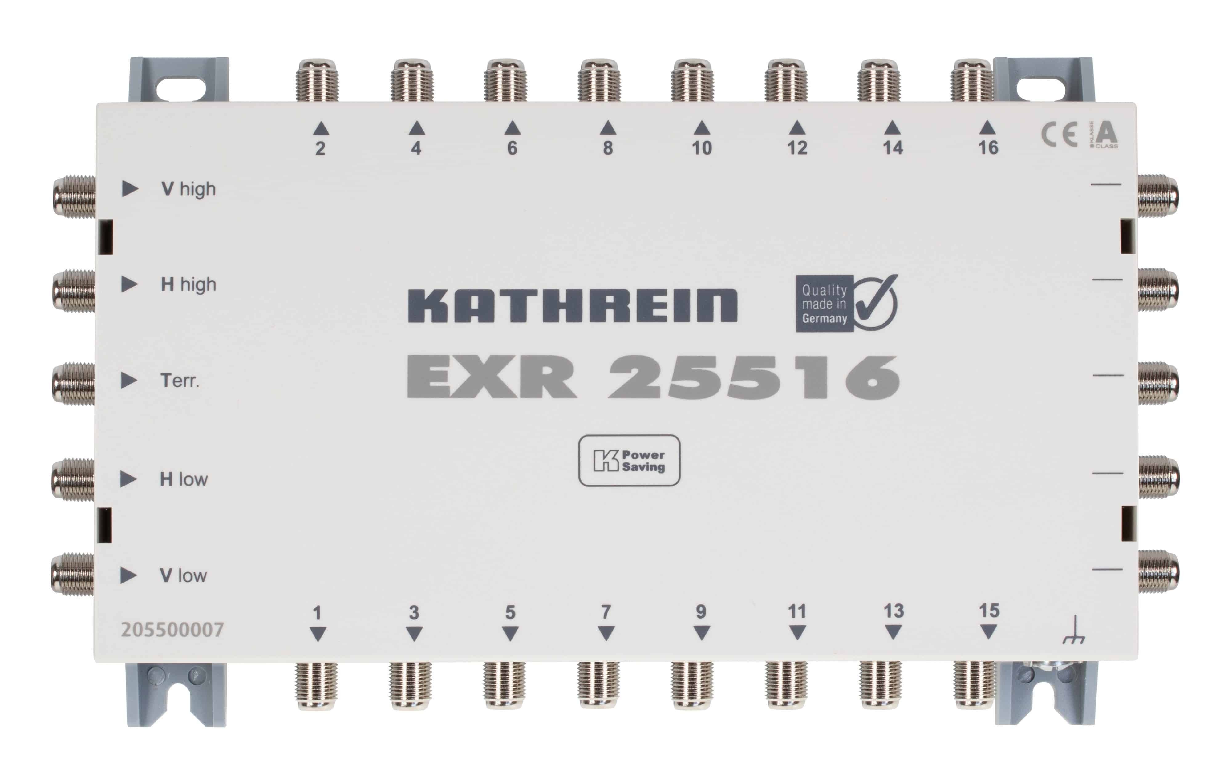 Kathrein Exr 25516 Kaskadierfähiger Multischalter Durchgang 5 Auf 16