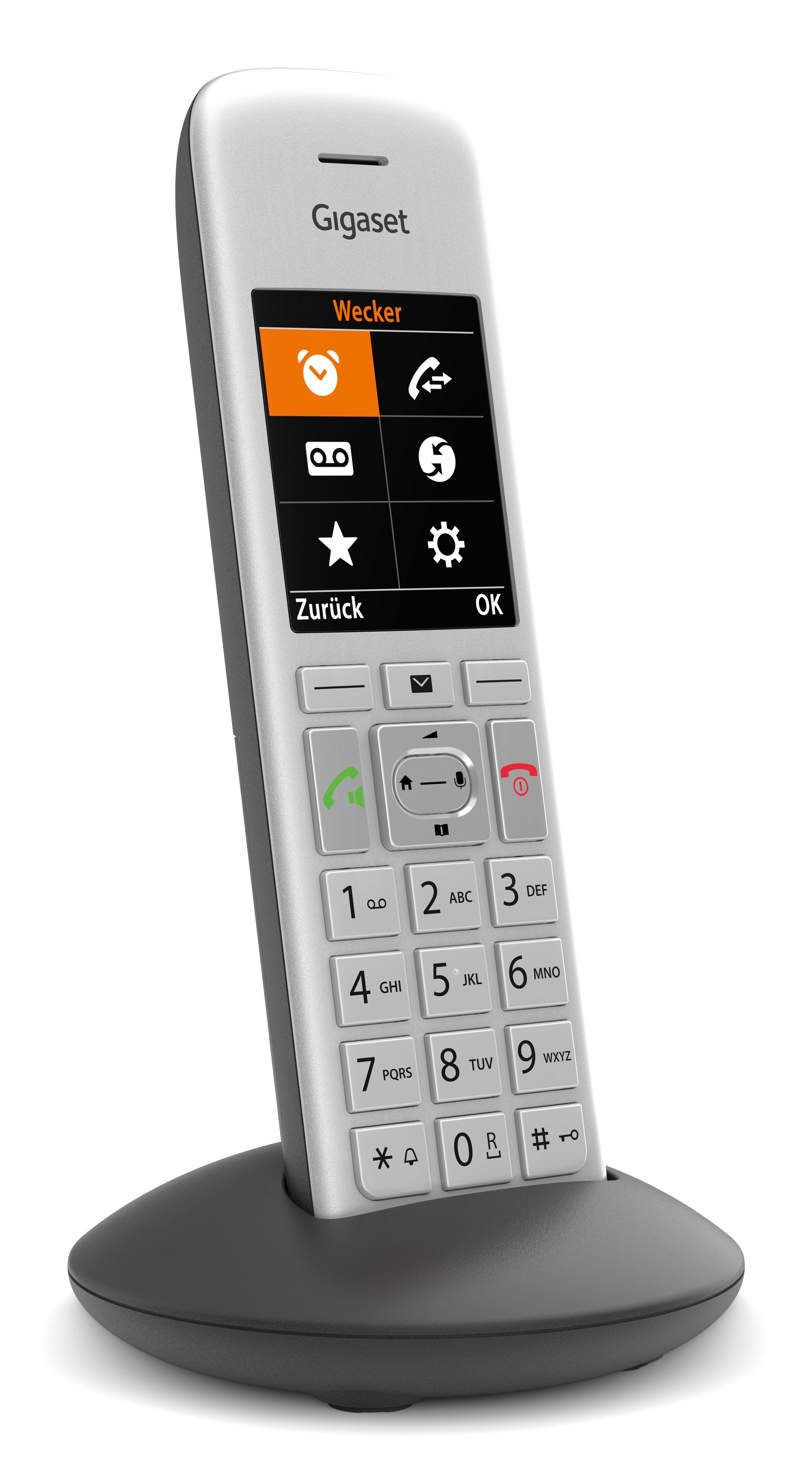 EAN 4250366861487 - Gigaset CE575HX Teléfono DECT Identificador de llamadas Plata imagen 3