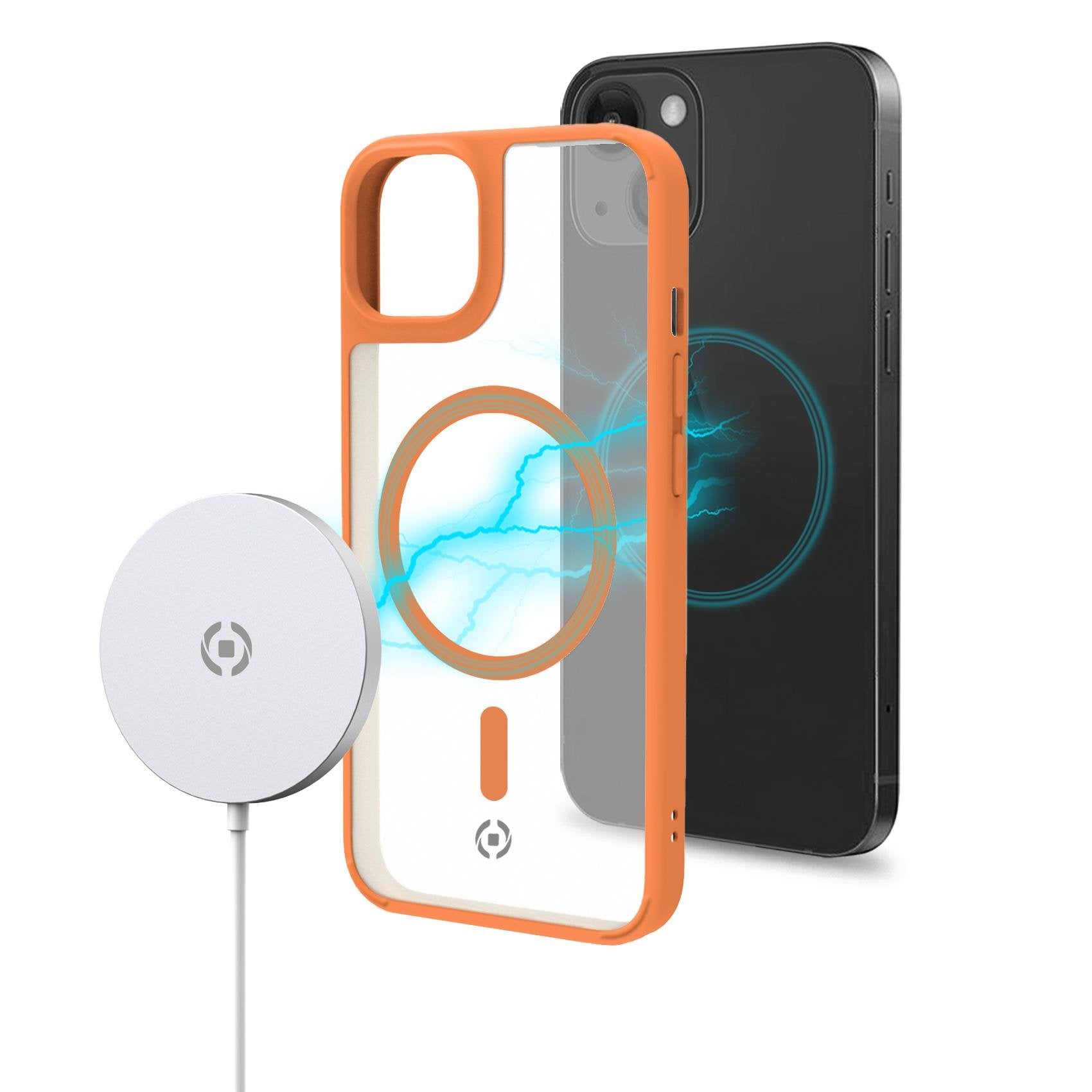 Celly Magmatt Funda Para Iphone 14 15,5 Cm (6.1") Transparente, Amarillo