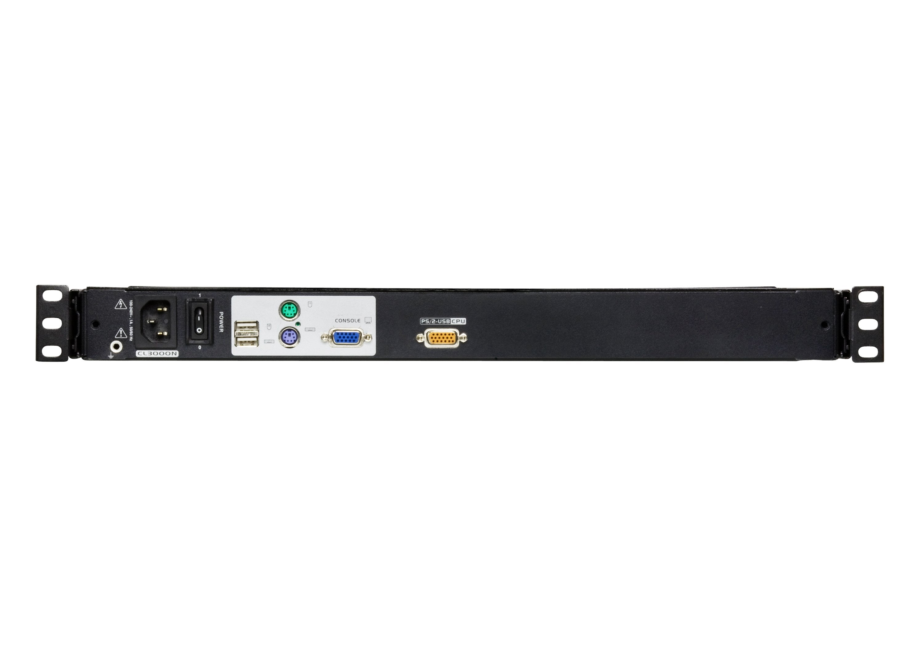 EAN 4710469343247 - ATEN CL3000N consola de rack 48,3 cm (19") 1280 x 1024 Pixeles Metal, Plástico Negro 1U imagen 2