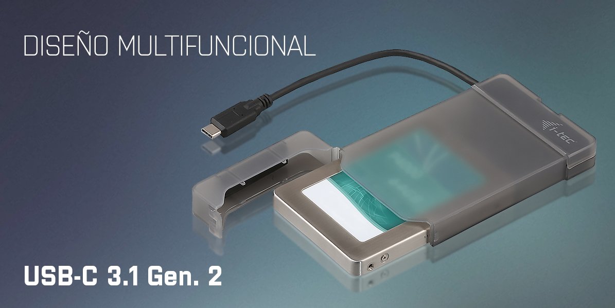 I-Tec Usb-C Advance My Safe Easy Case 6.4cm 2.5" Caja Externa Sata Hdd / Ssd Usb-C 3.1 10gbps