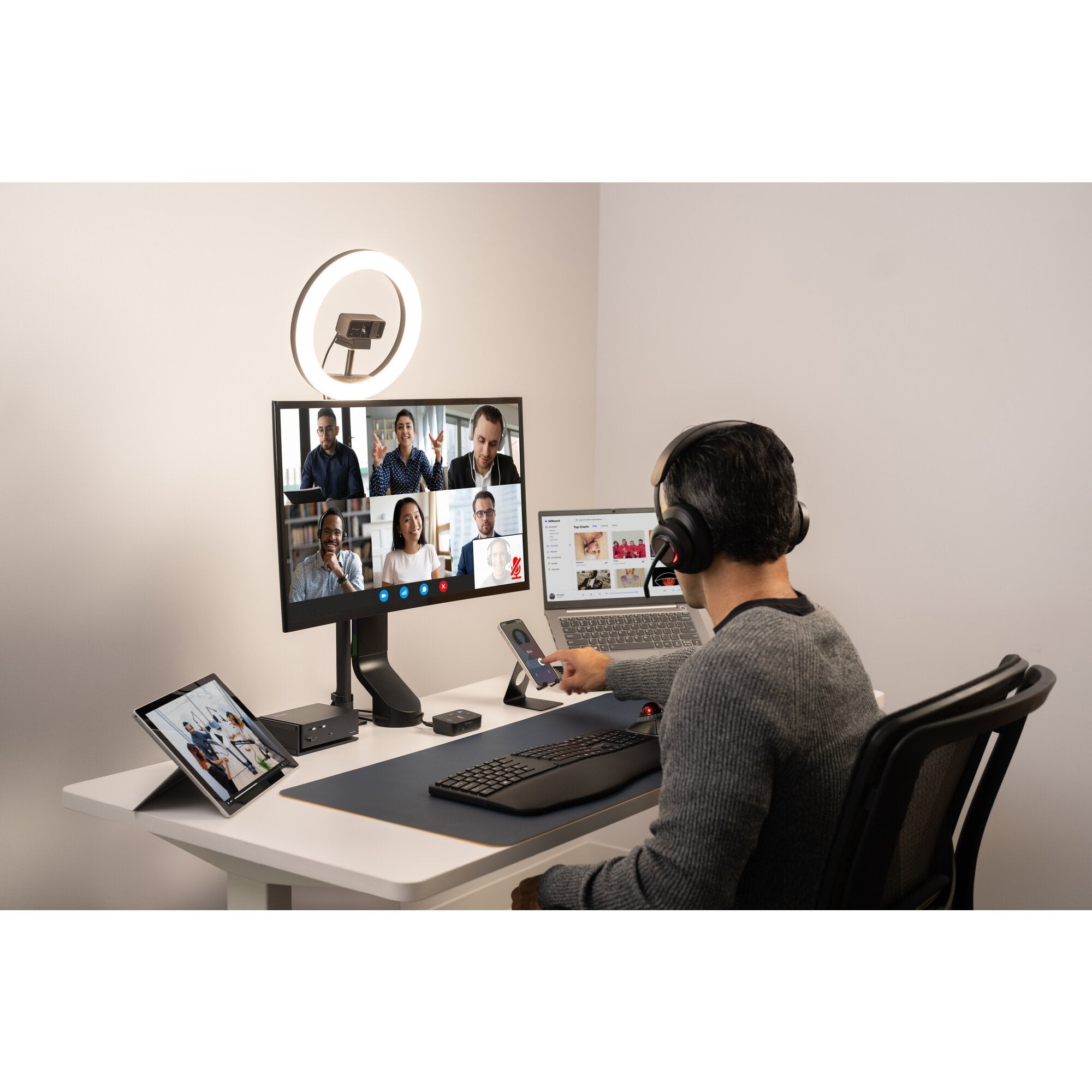 EAN 0085896834526 - Kensington H3000 Inalámbrico Diadema Juego USB Tipo C Negro imagen 19