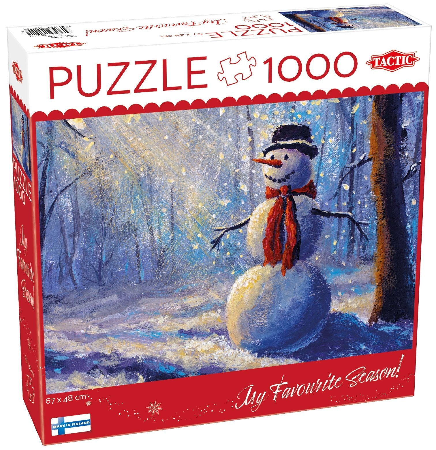 Puzzle 1000 Elementów Szczesliwy Balwan