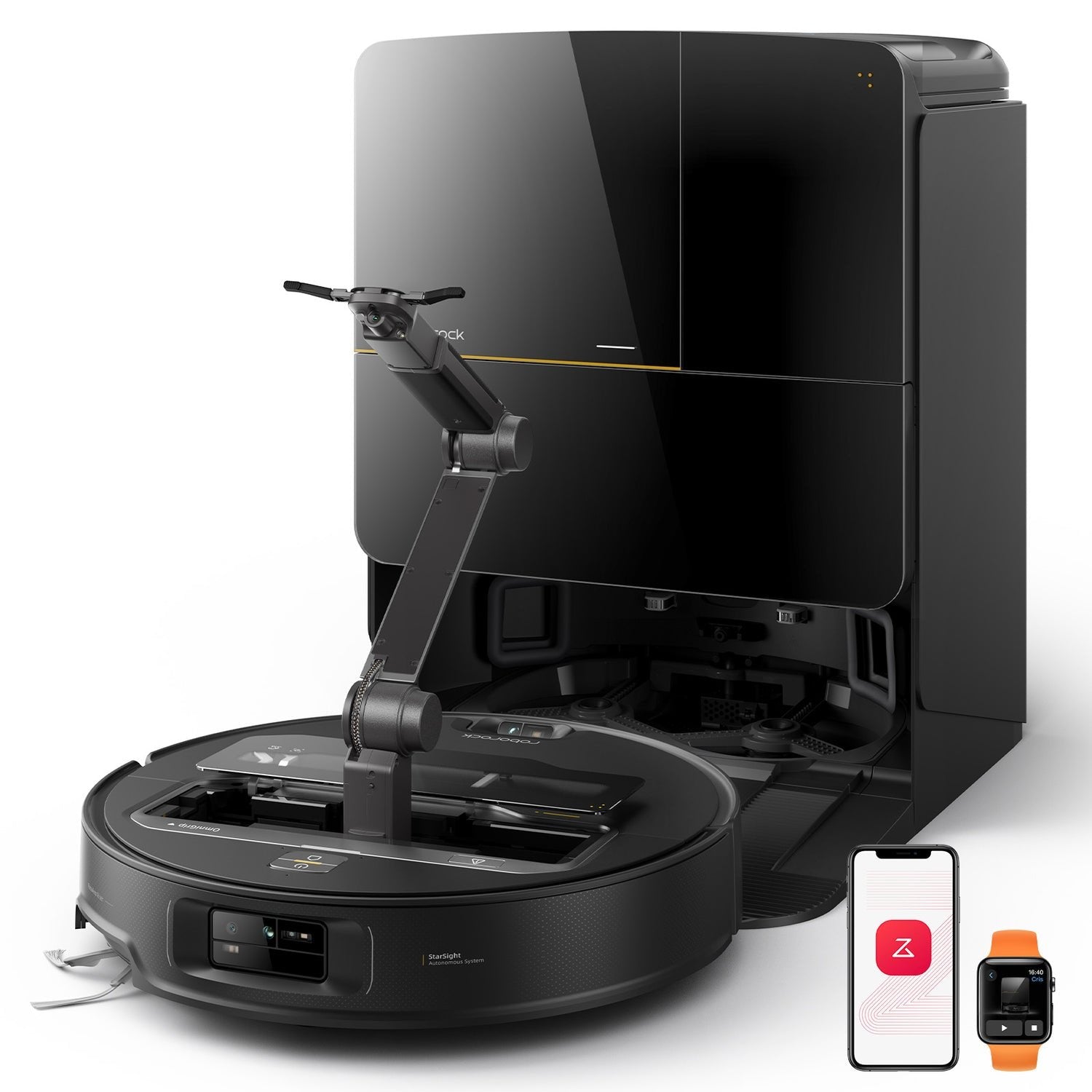 Robot Aspirador Roborock Saros Z70 Sz7052-00 Negro