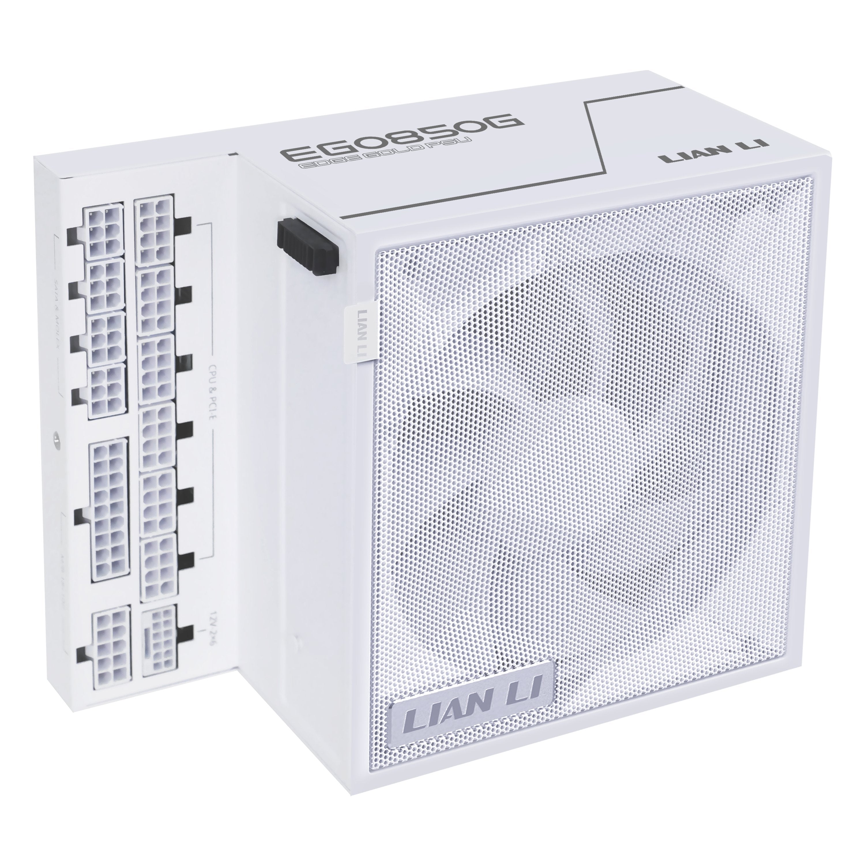 EAN 4718466016331 - Lian Li EG0850G unidad de fuente de alimentación 850 W 20+4 pin ATX ATX Blanco imagen 4